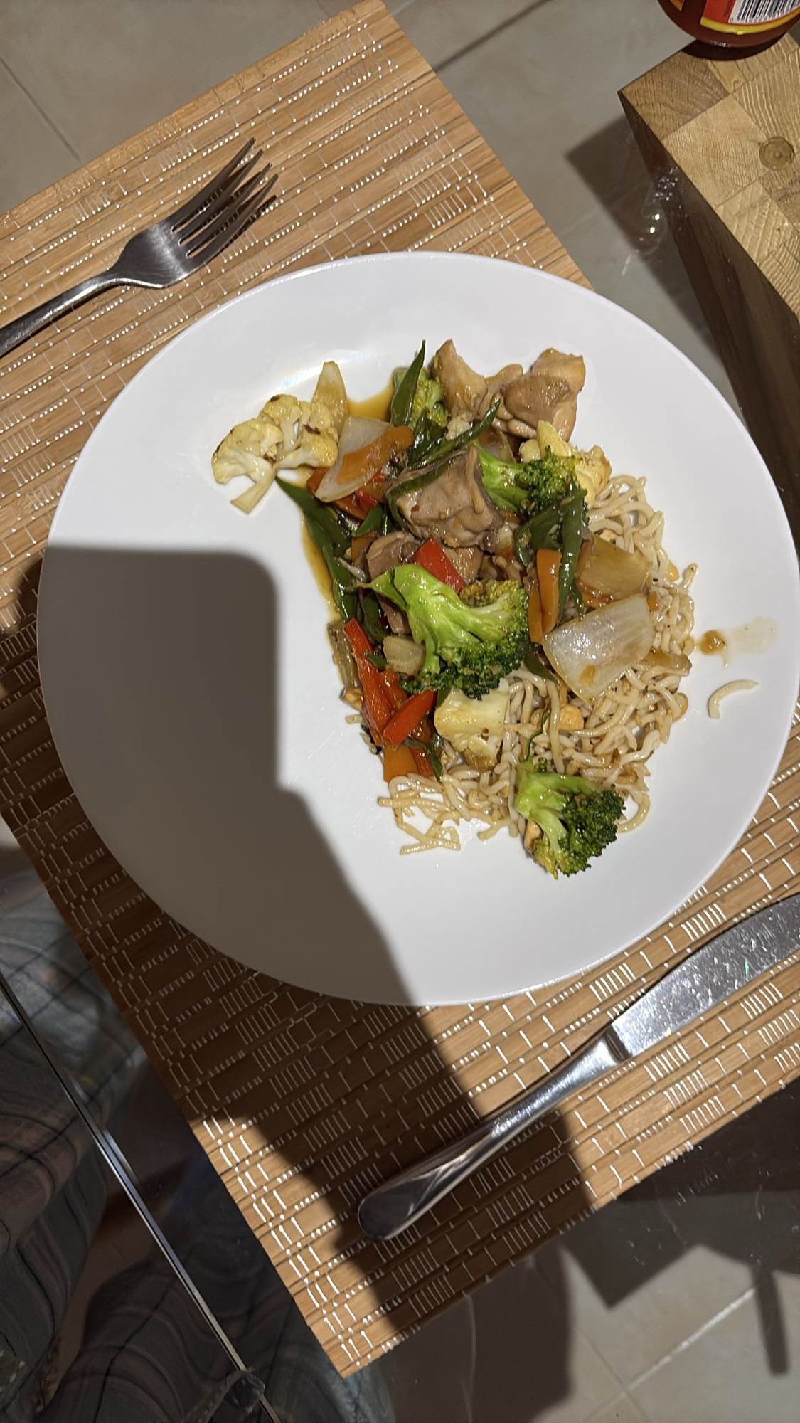Chicken Veggie Stir Fry Noodles