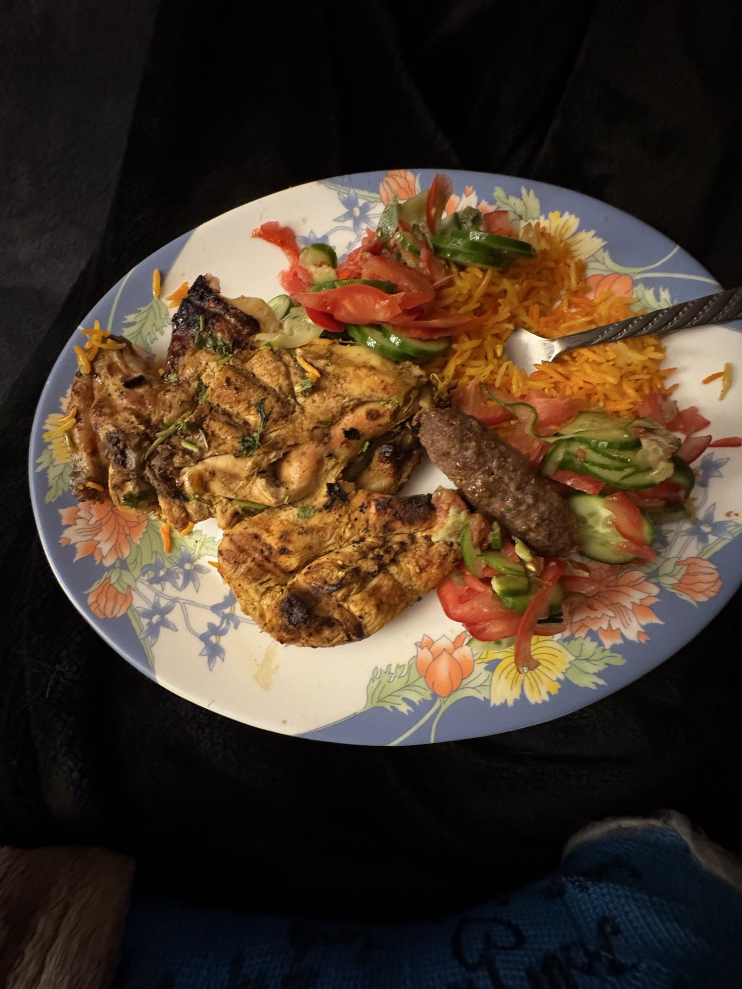 Grilled Chicken Rice Plate