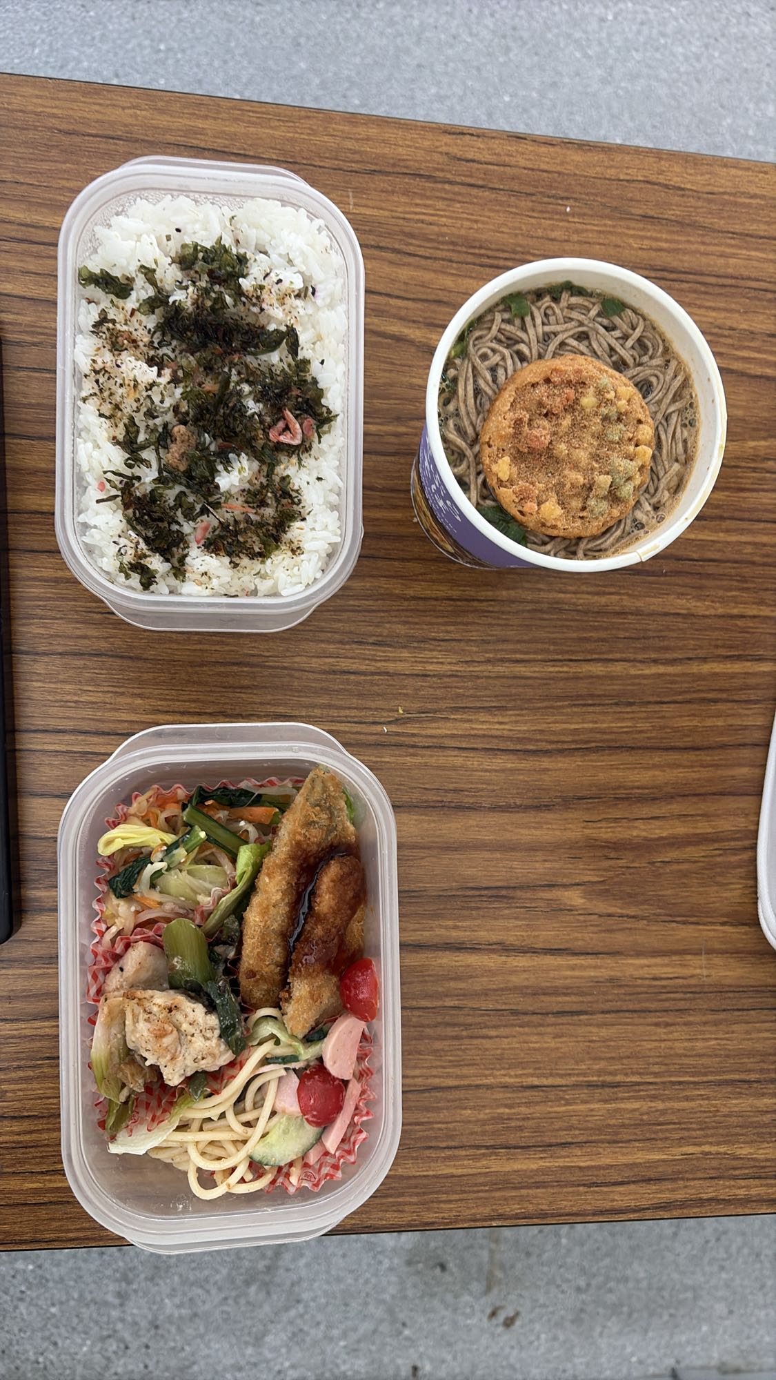 和風弁当とそばセット