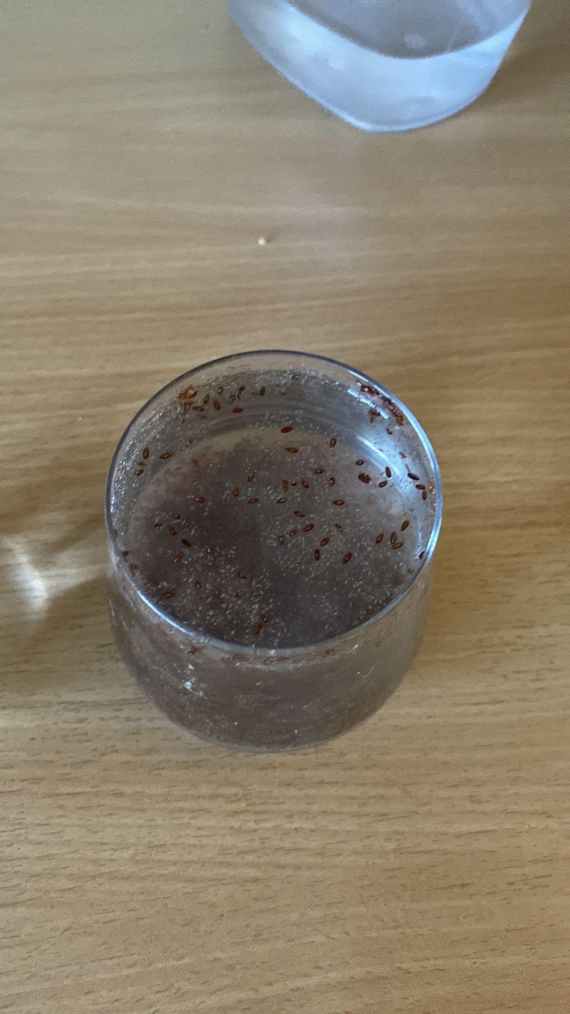 napój z nasionami chia