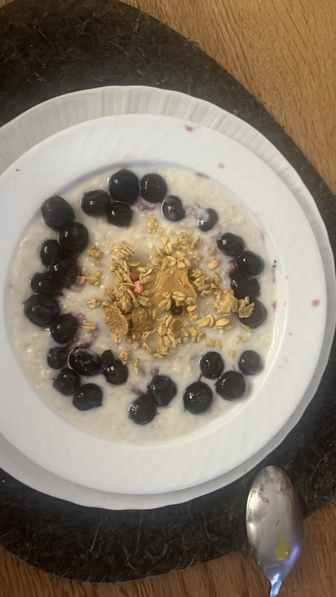 Blueberry Peanut Butter Oatmeal