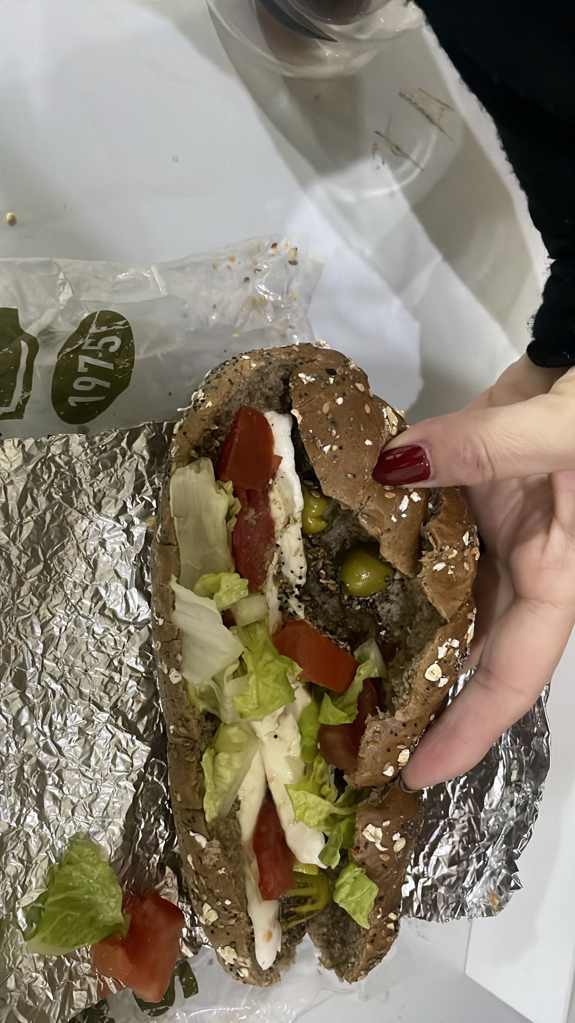 Whole Grain Veggie Sandwich