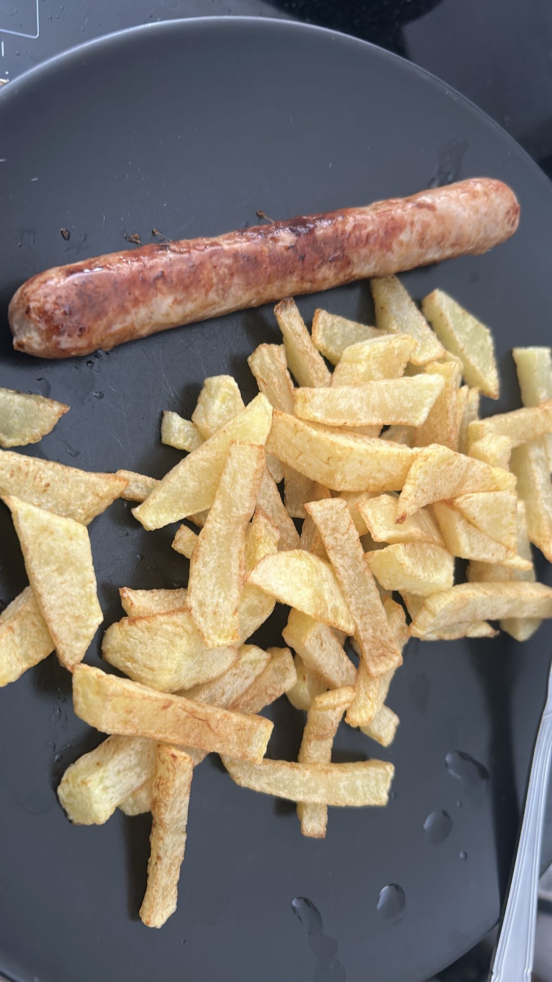 Saucisse et frites