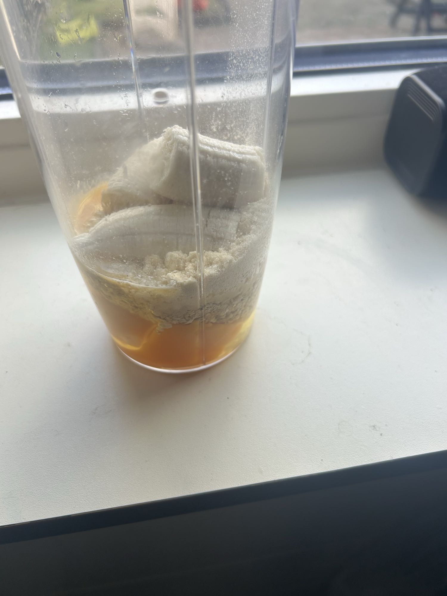 Banaan proteïne shake