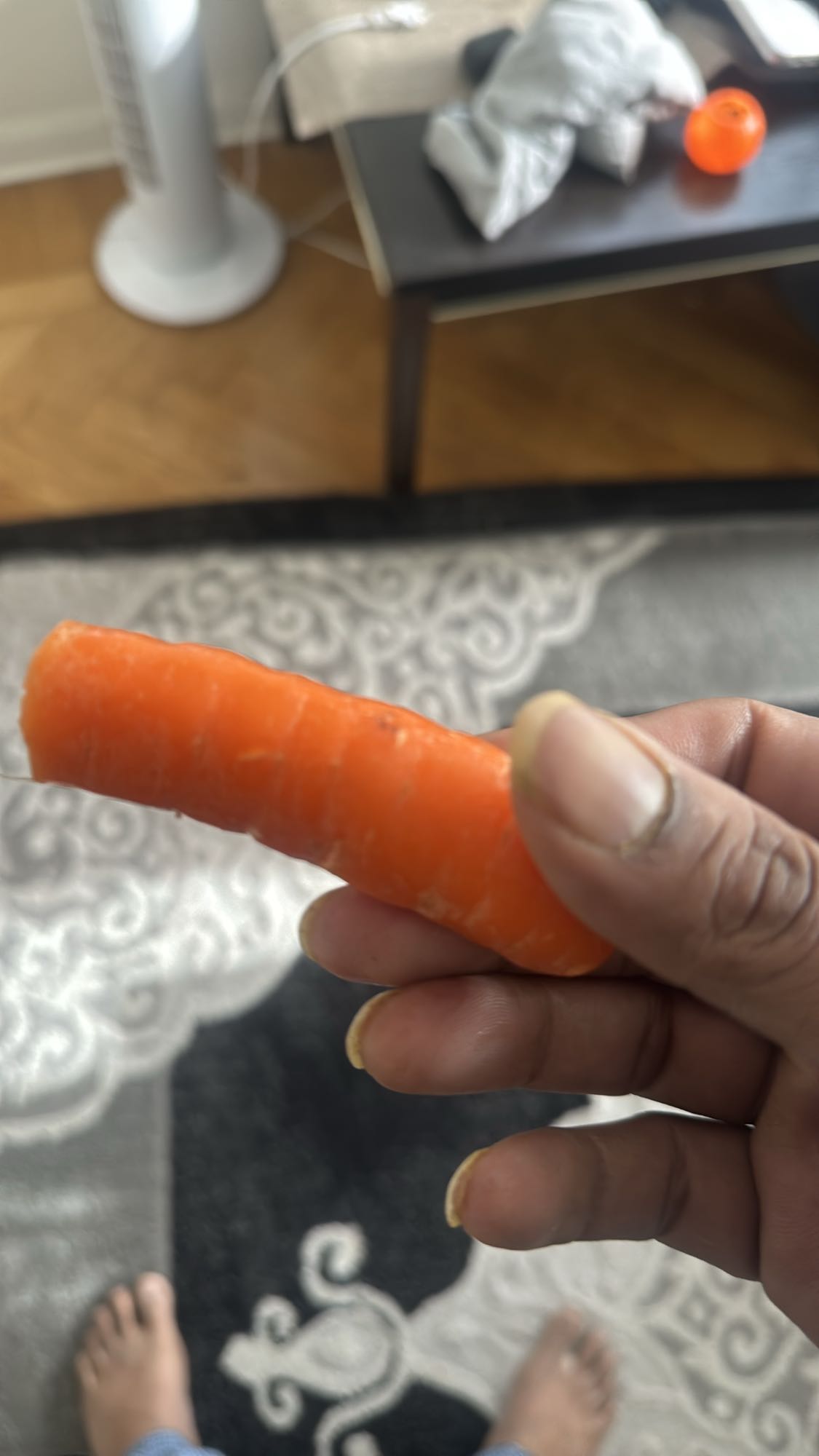 Raw Carrot Snack