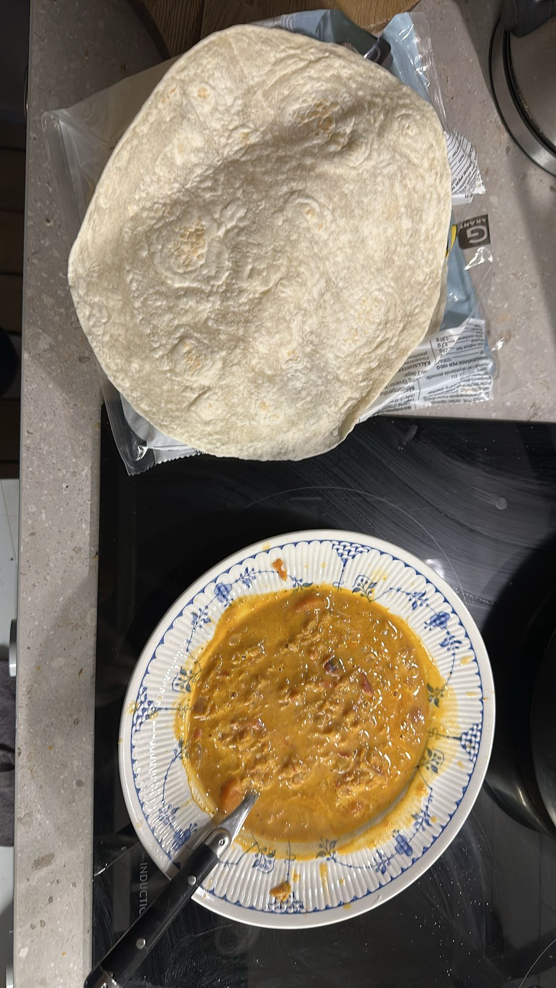 Tortilla med gryta