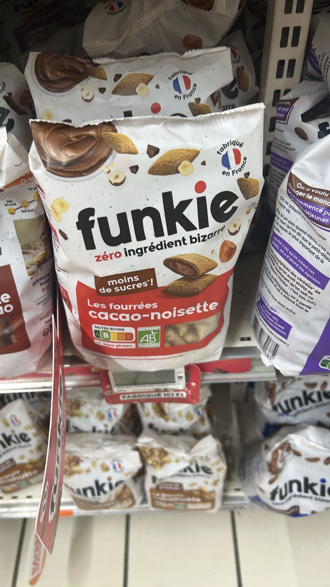 Fourrées cacao-noisette