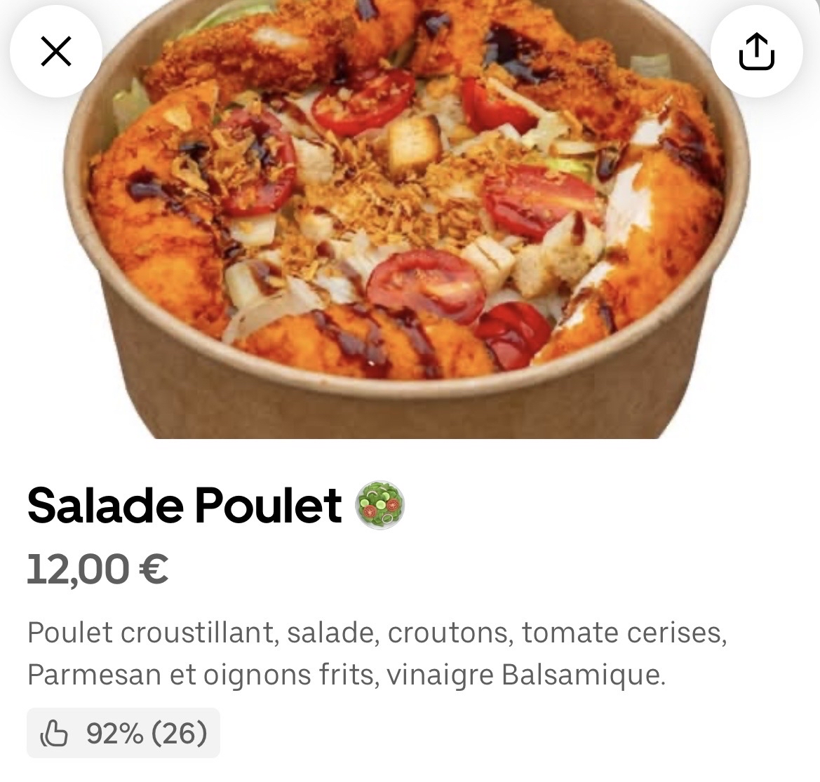 Salade Poulet