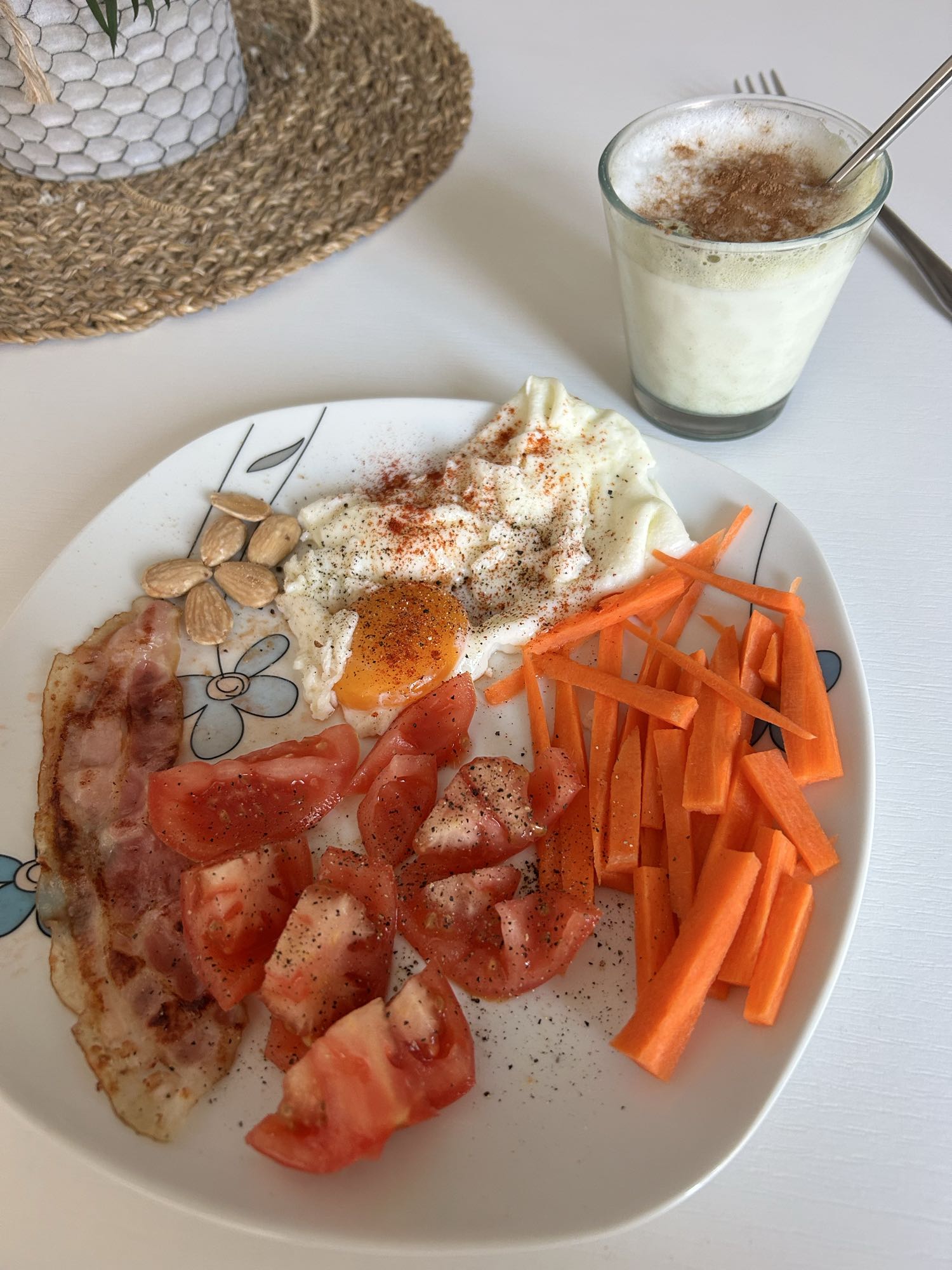 Desayuno saludable mixto