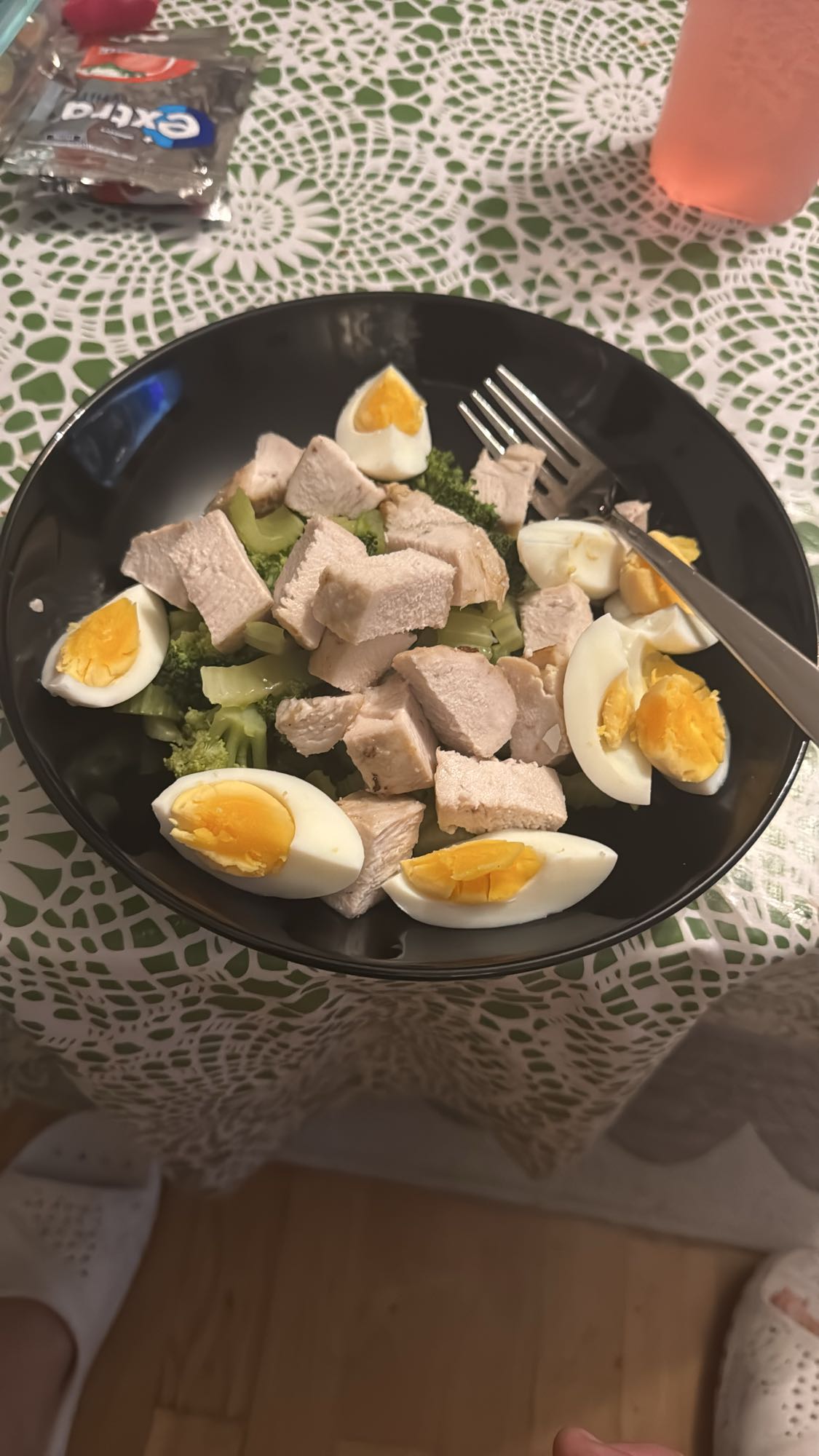 Kyckling och äggsallad