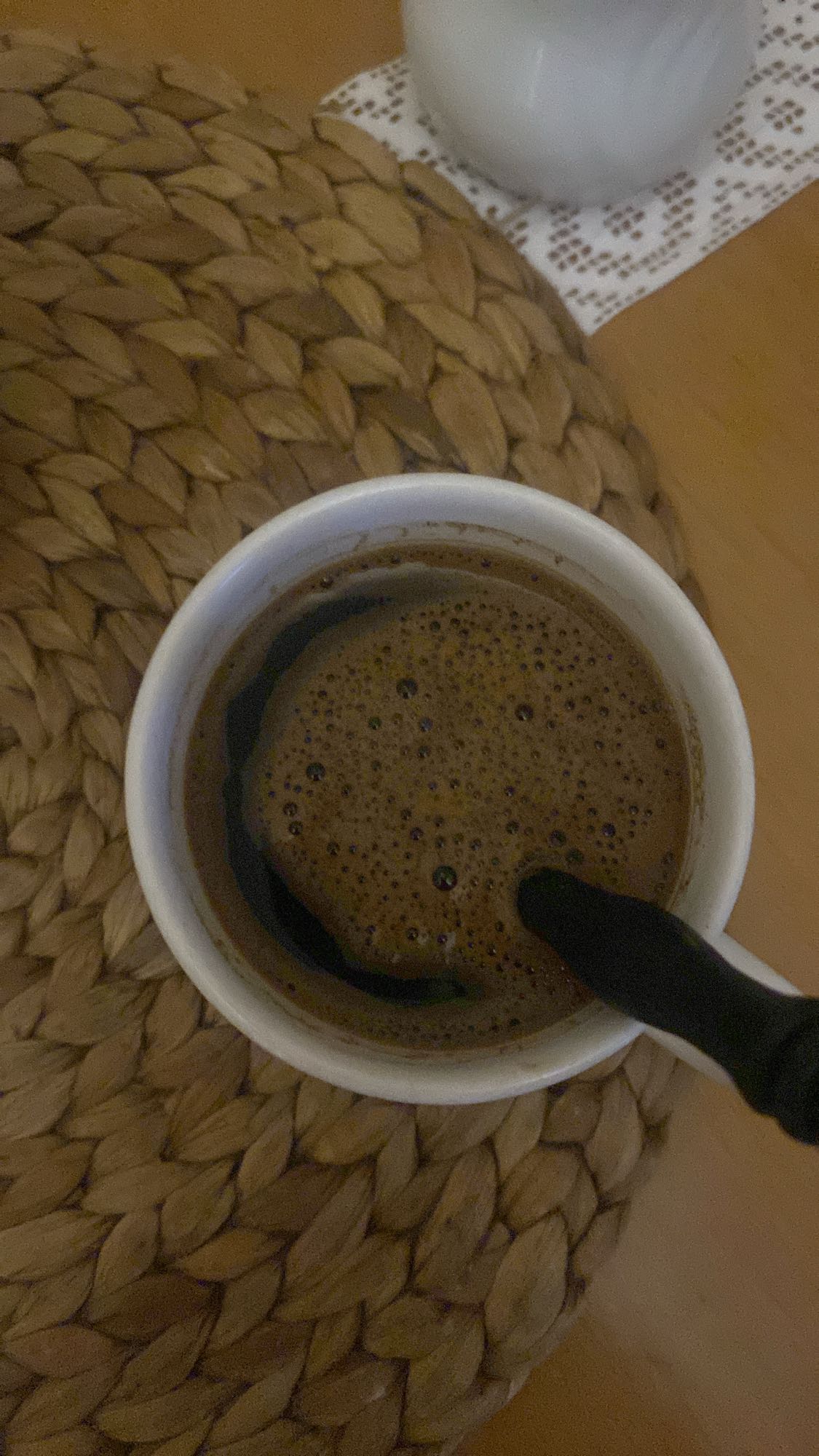 filiżanka czarnej kawy