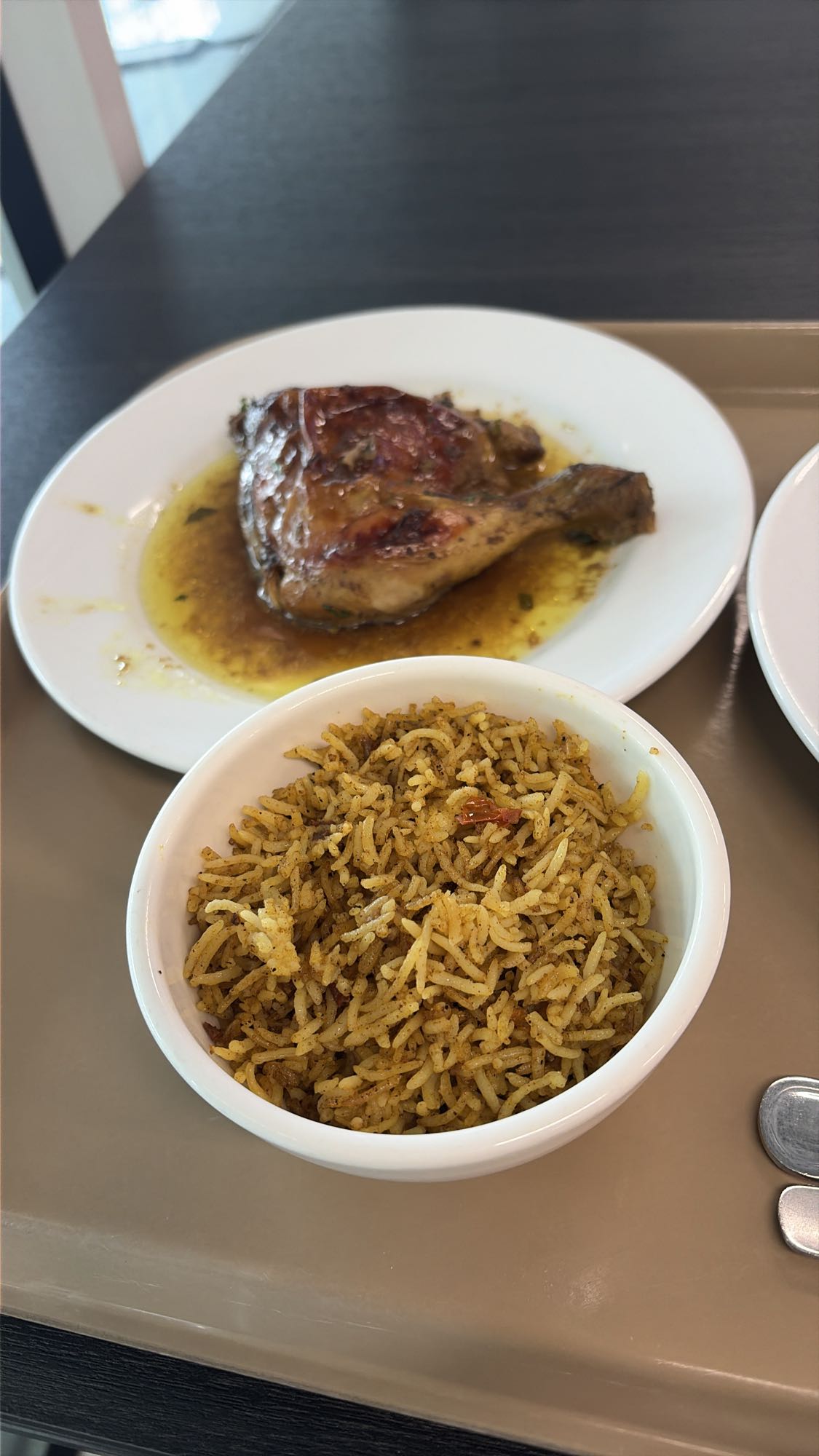 Chicken with spiced rice