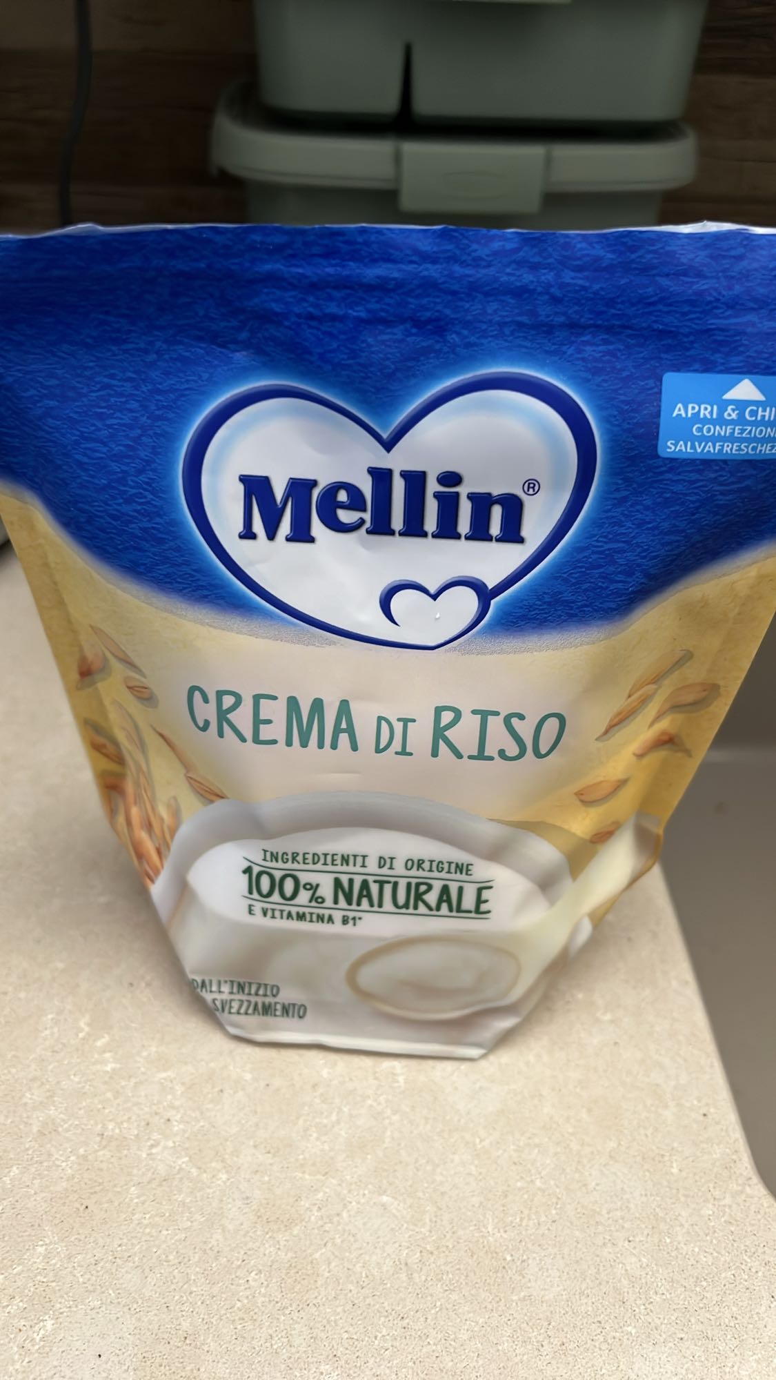 Crema di riso Mellin