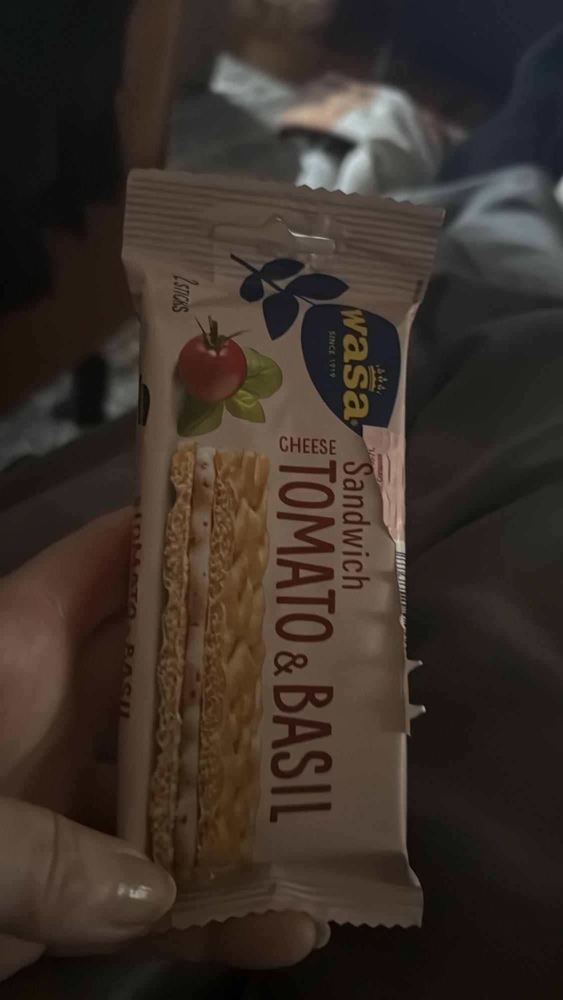 Wasa sandwich tomaat basilicum