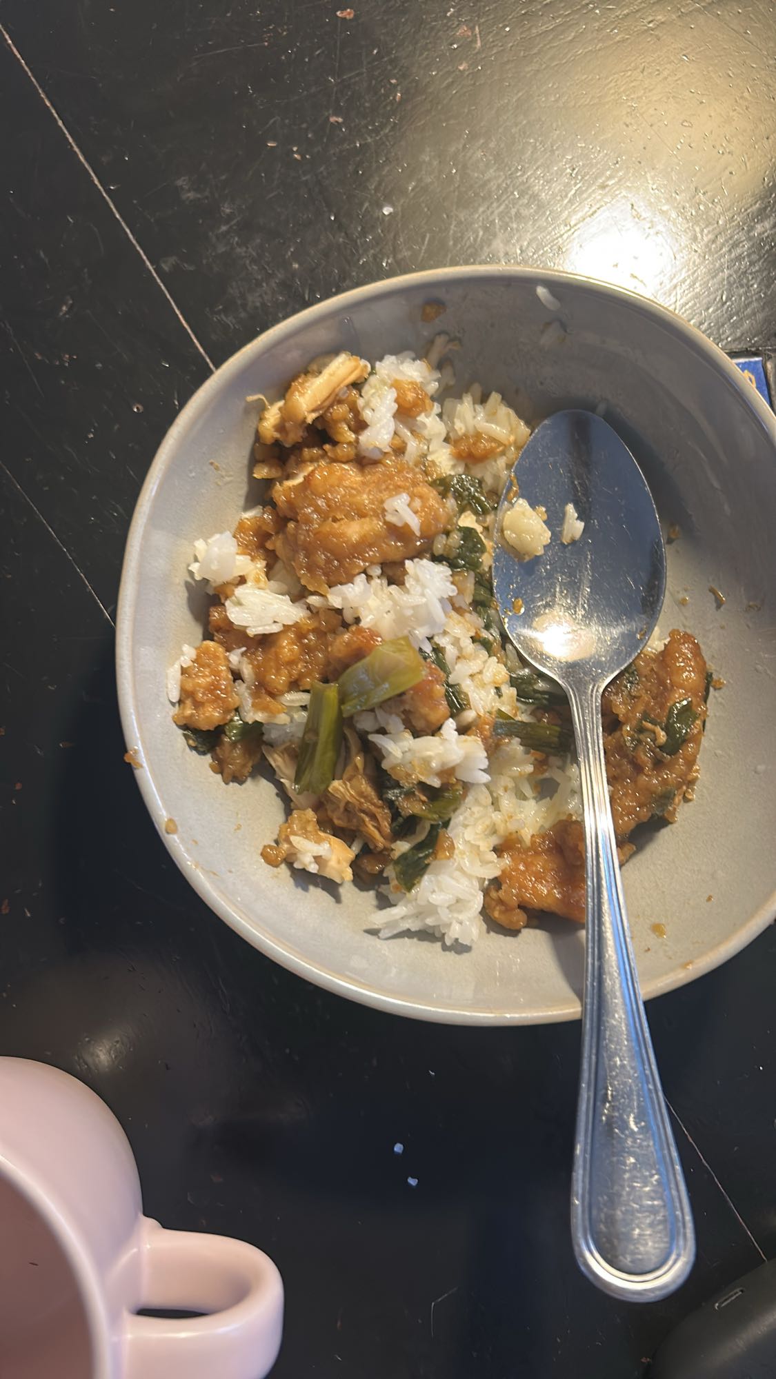 kip met rijst en groenten