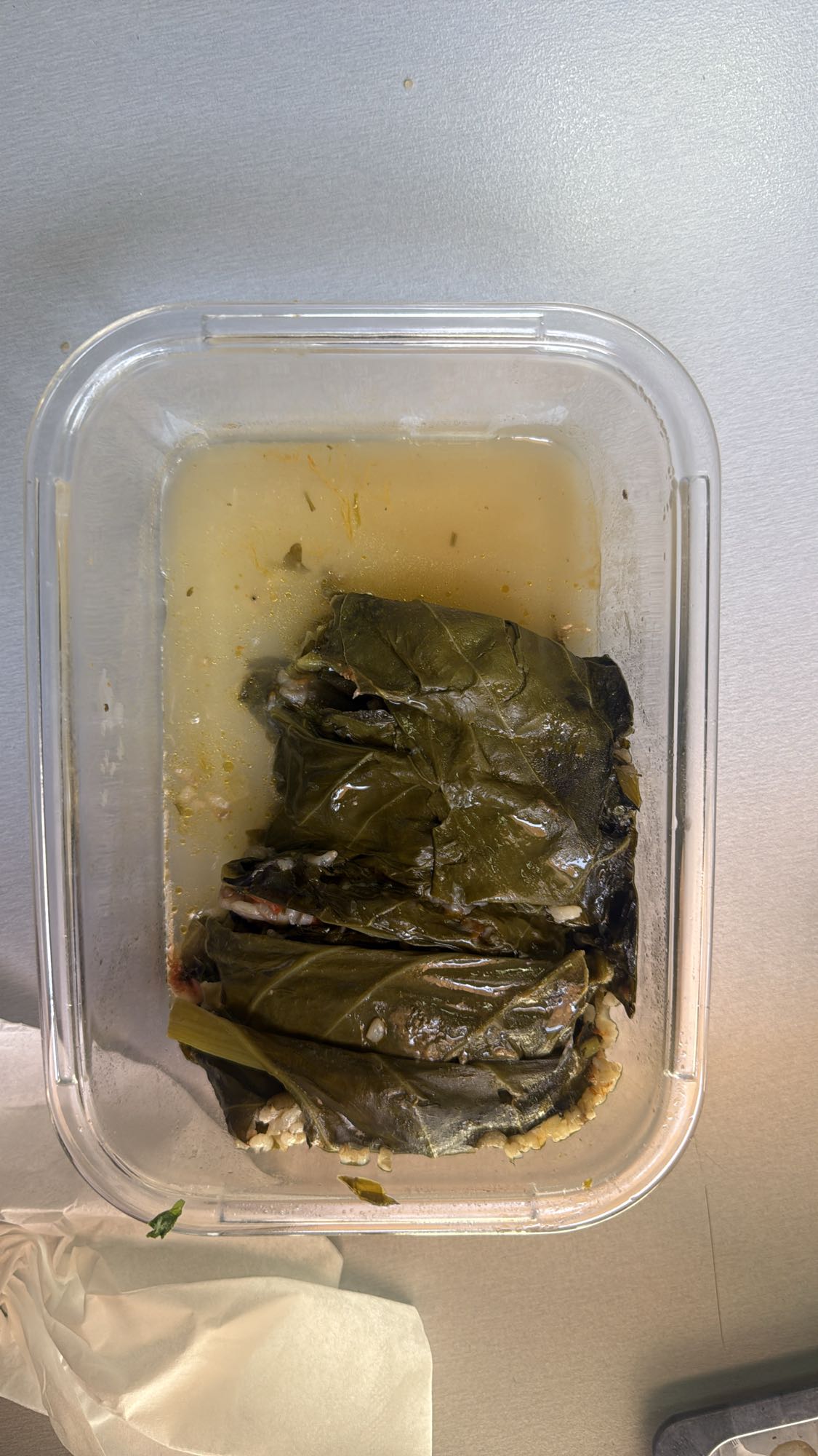 Stuffed grape leaves
