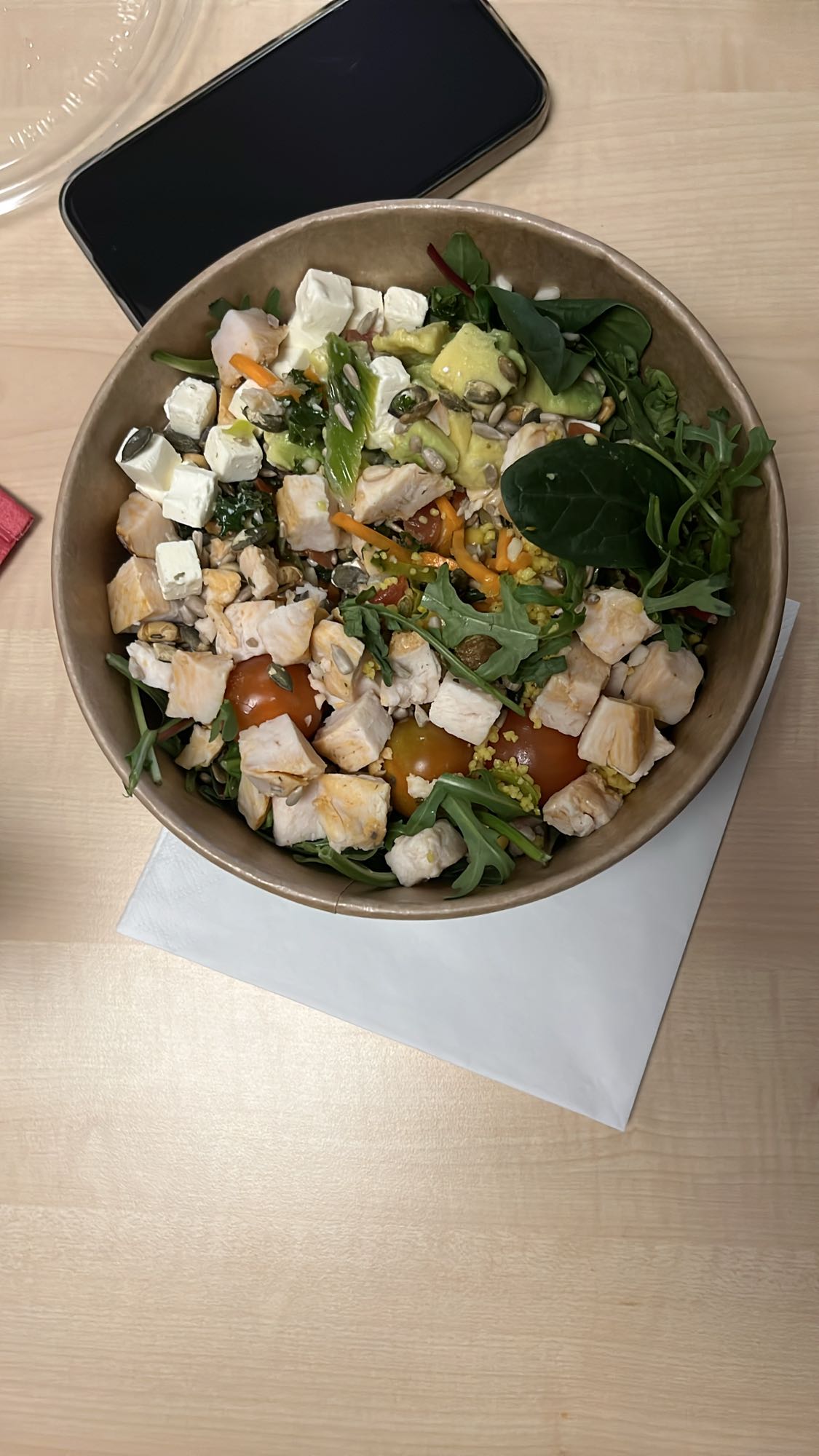 Kycklingsallad med feta