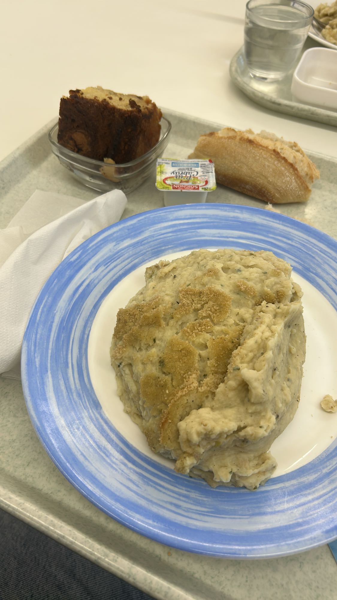 Gratin, pain, gâteau