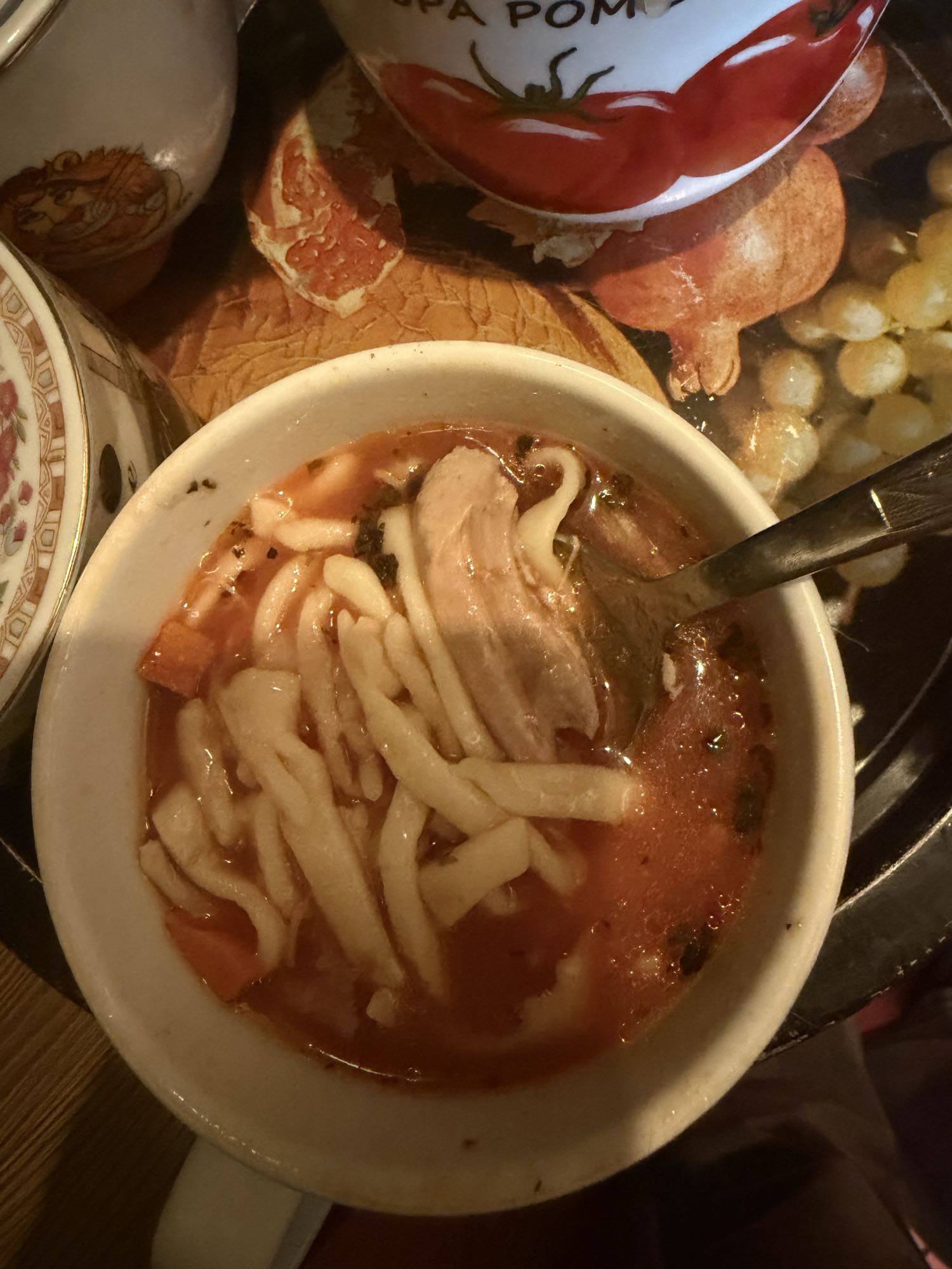 zupa pomidorowa z makaronem