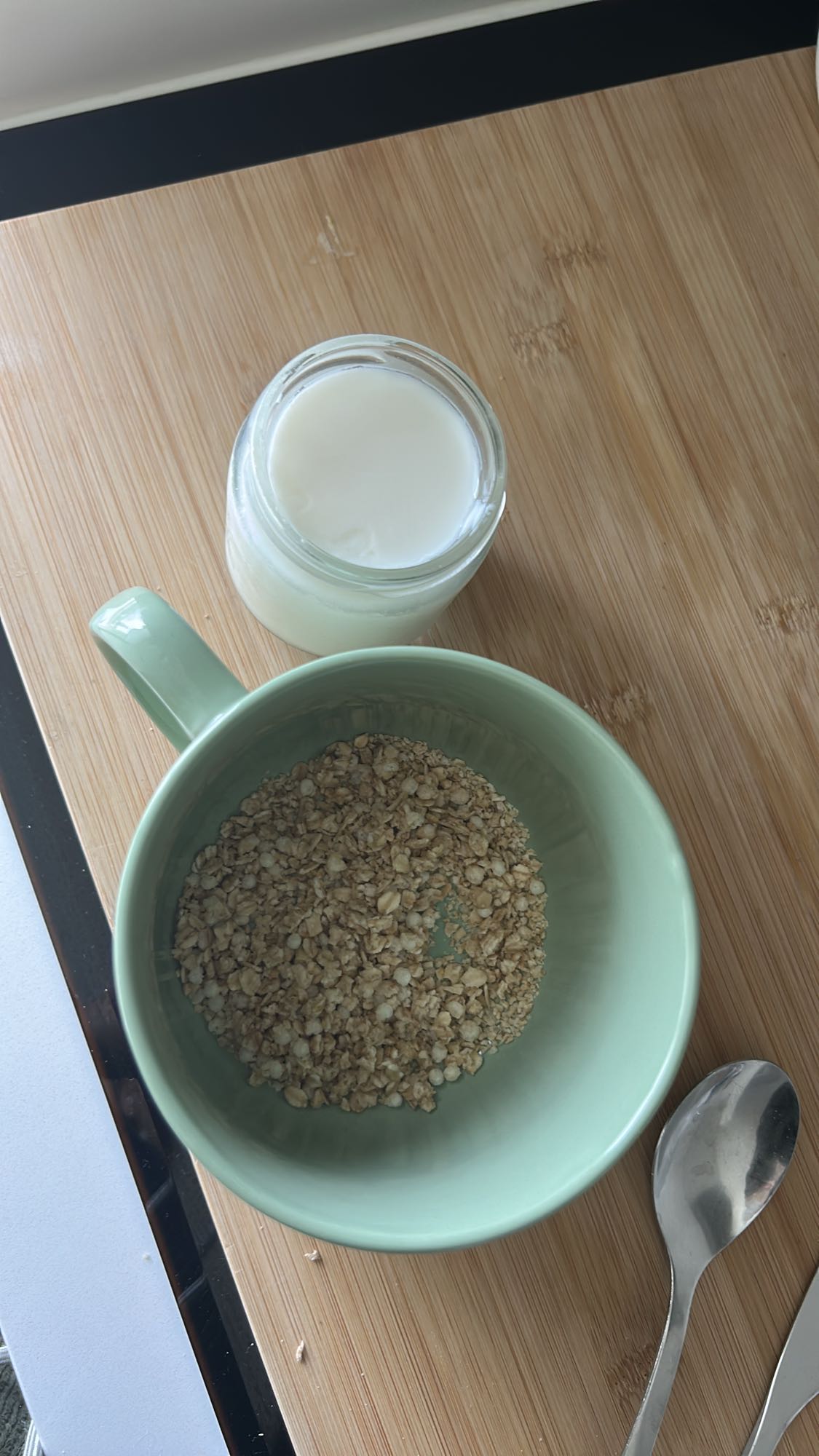 Aveia com leite