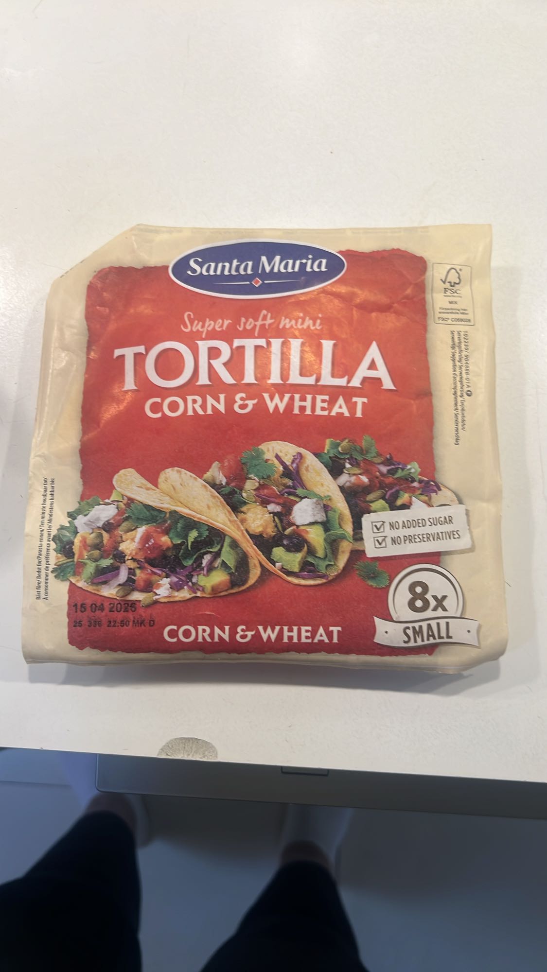 Mini tortilla majs & vete