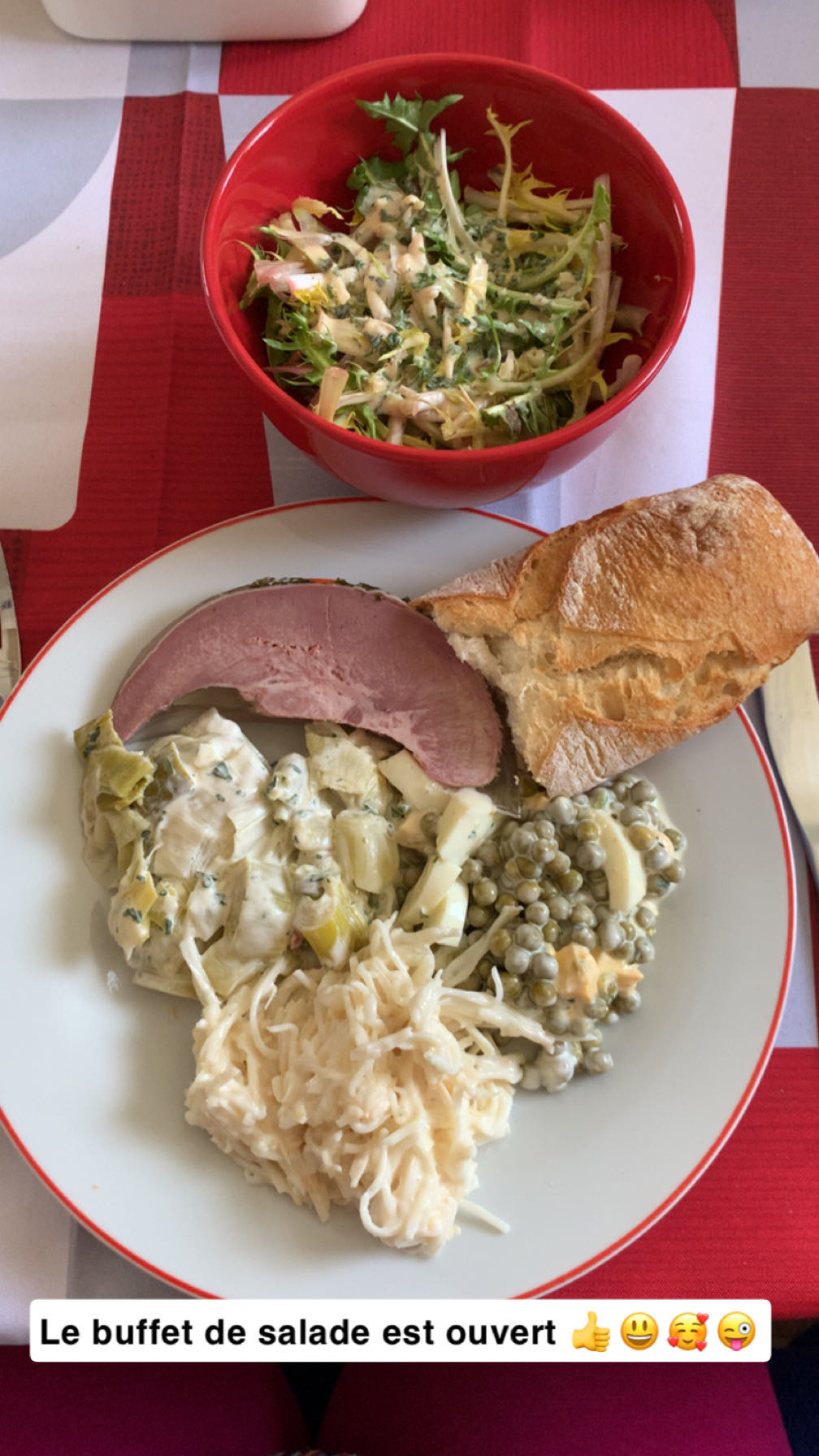 Buffet de salade mixte