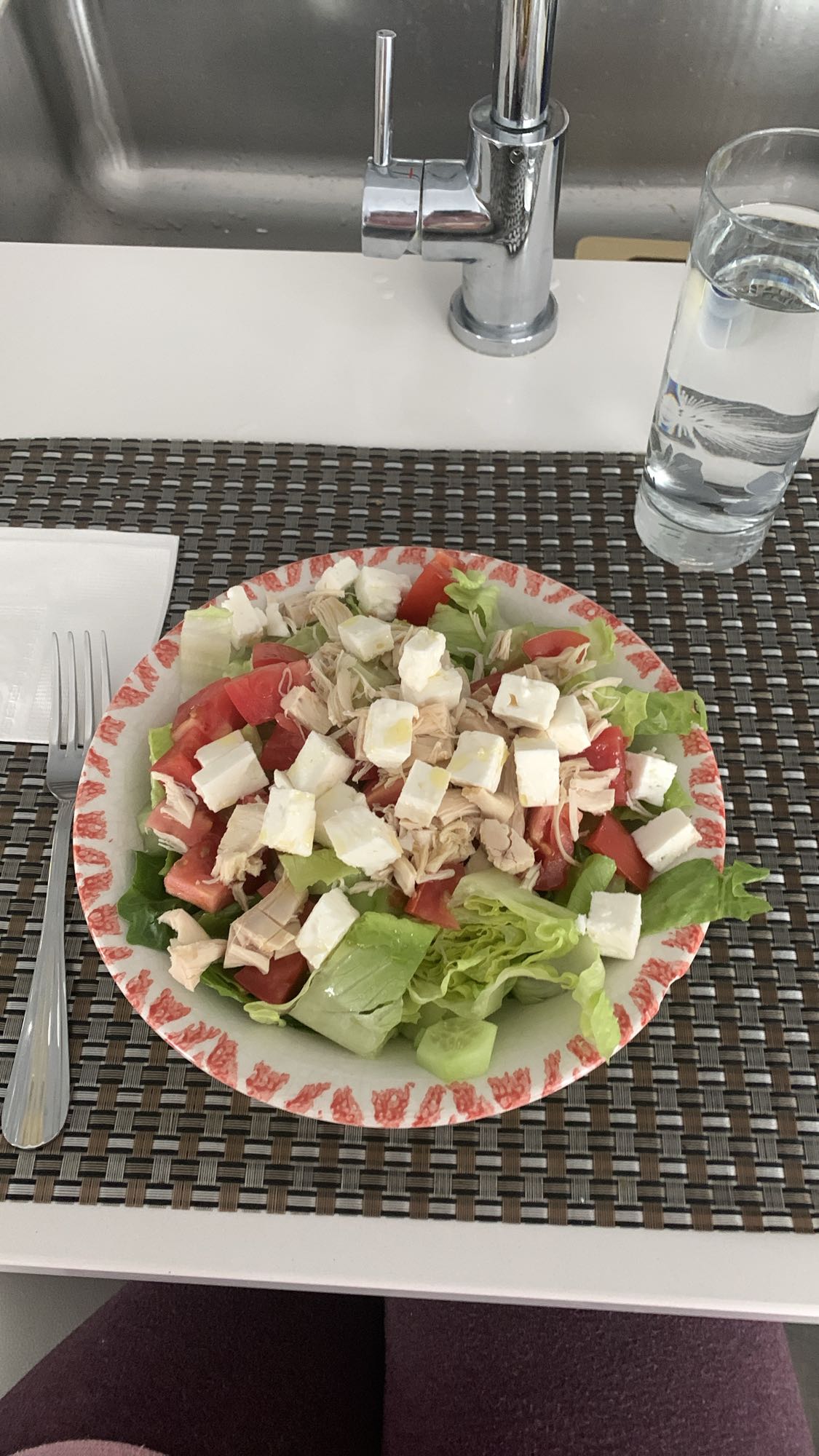 Salade fraîcheur au poulet