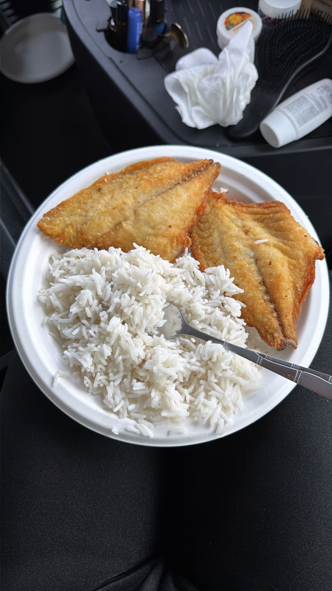 Orez cu pește prăjit