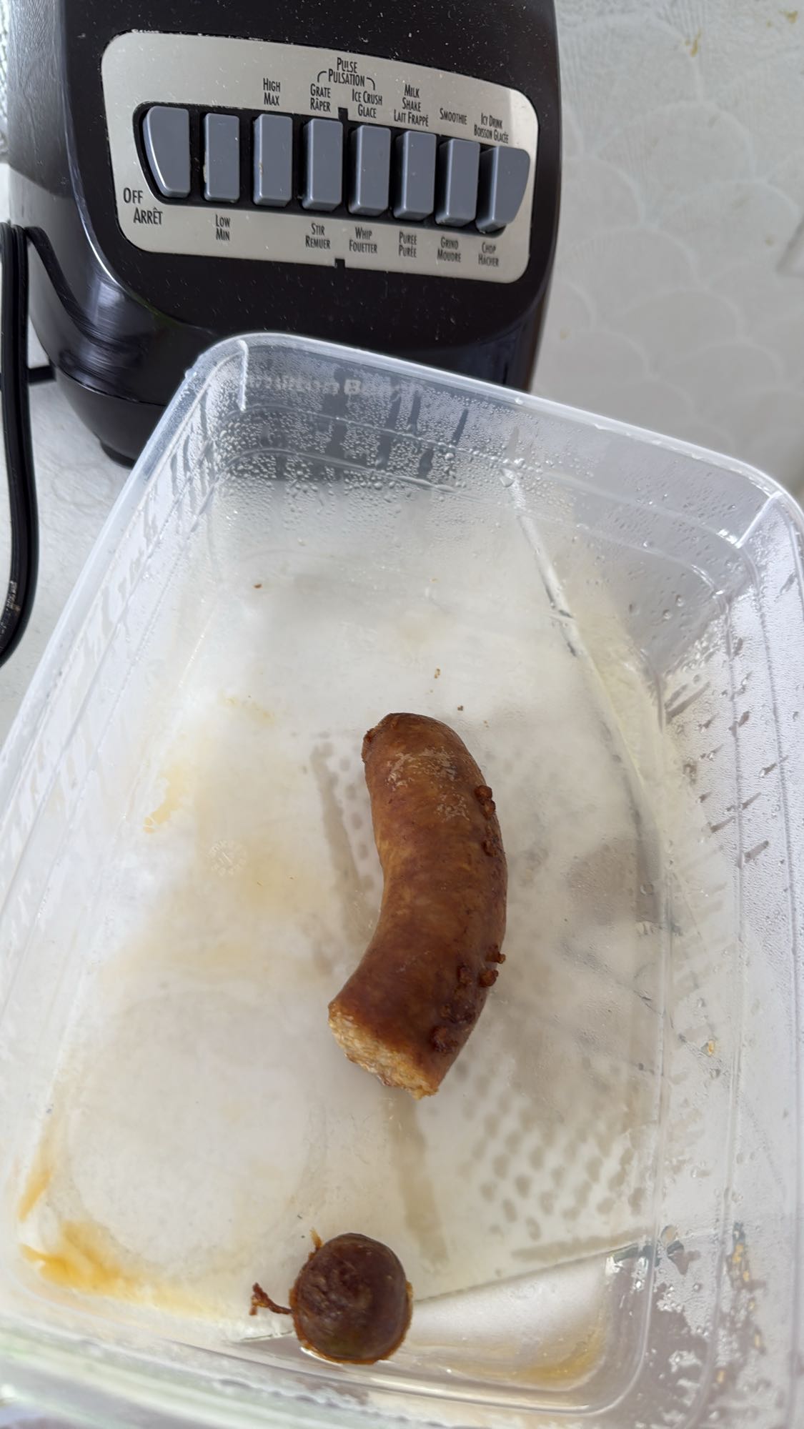 Saucisse restante