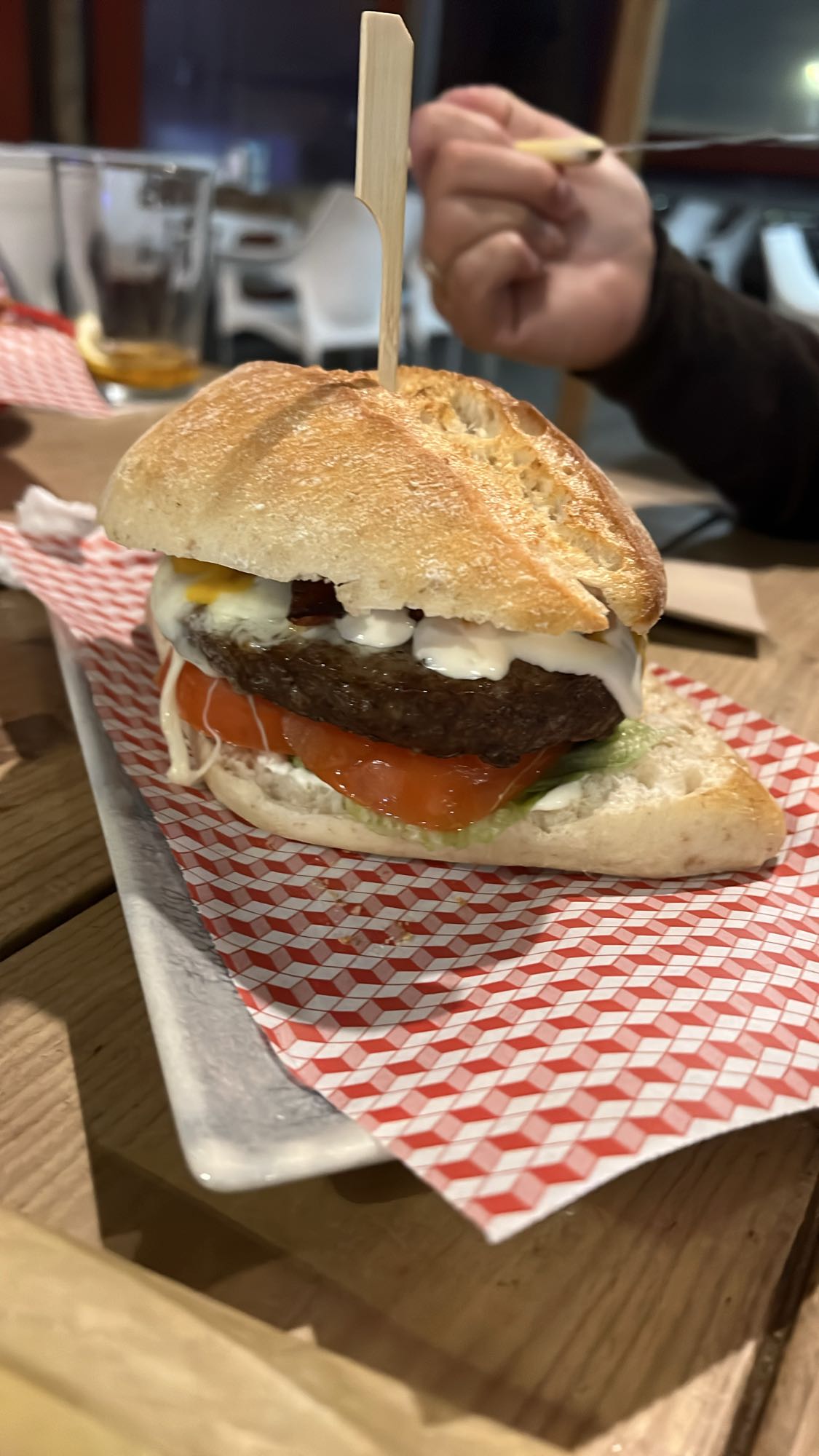 hamburguesa clásica