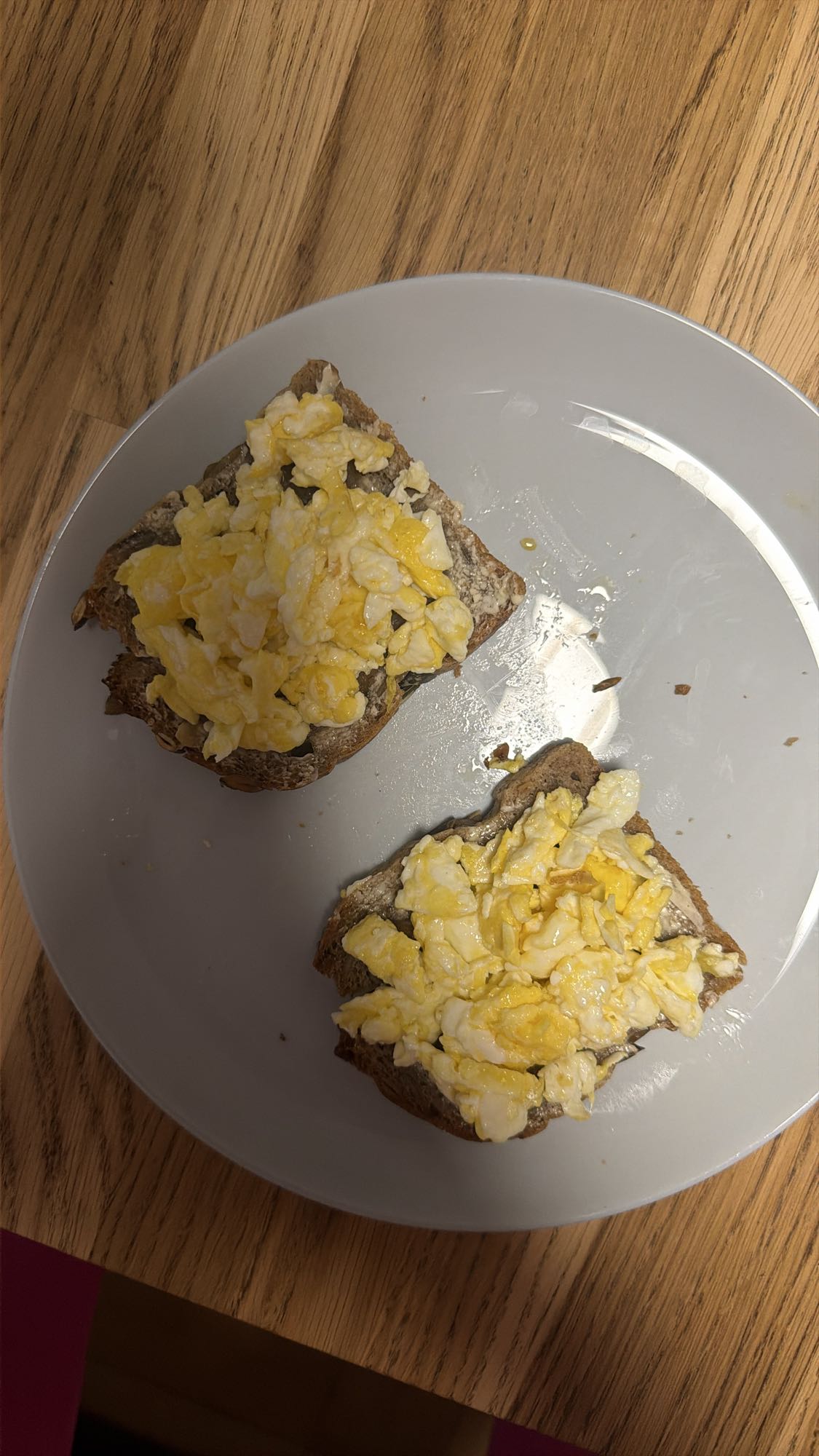 Jajecznica na chlebie