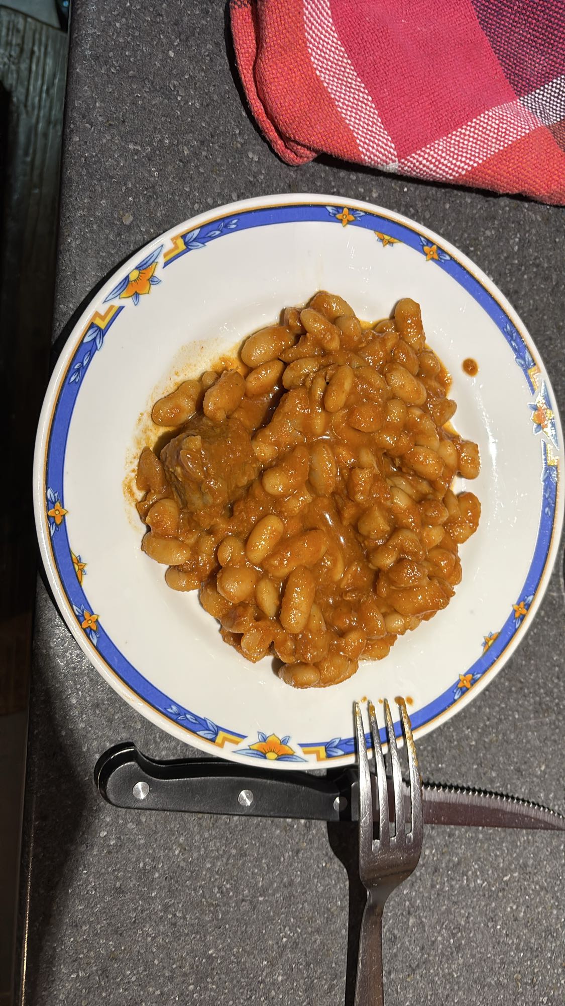 Haricots blancs mijotés