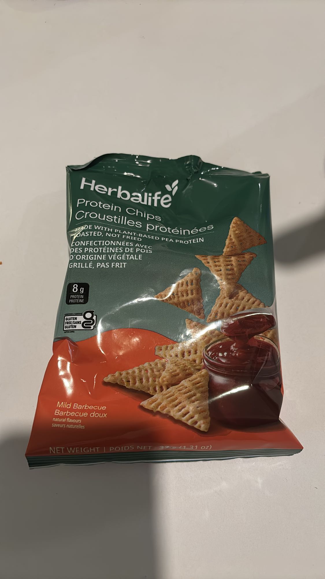 Chips protéinés barbecue