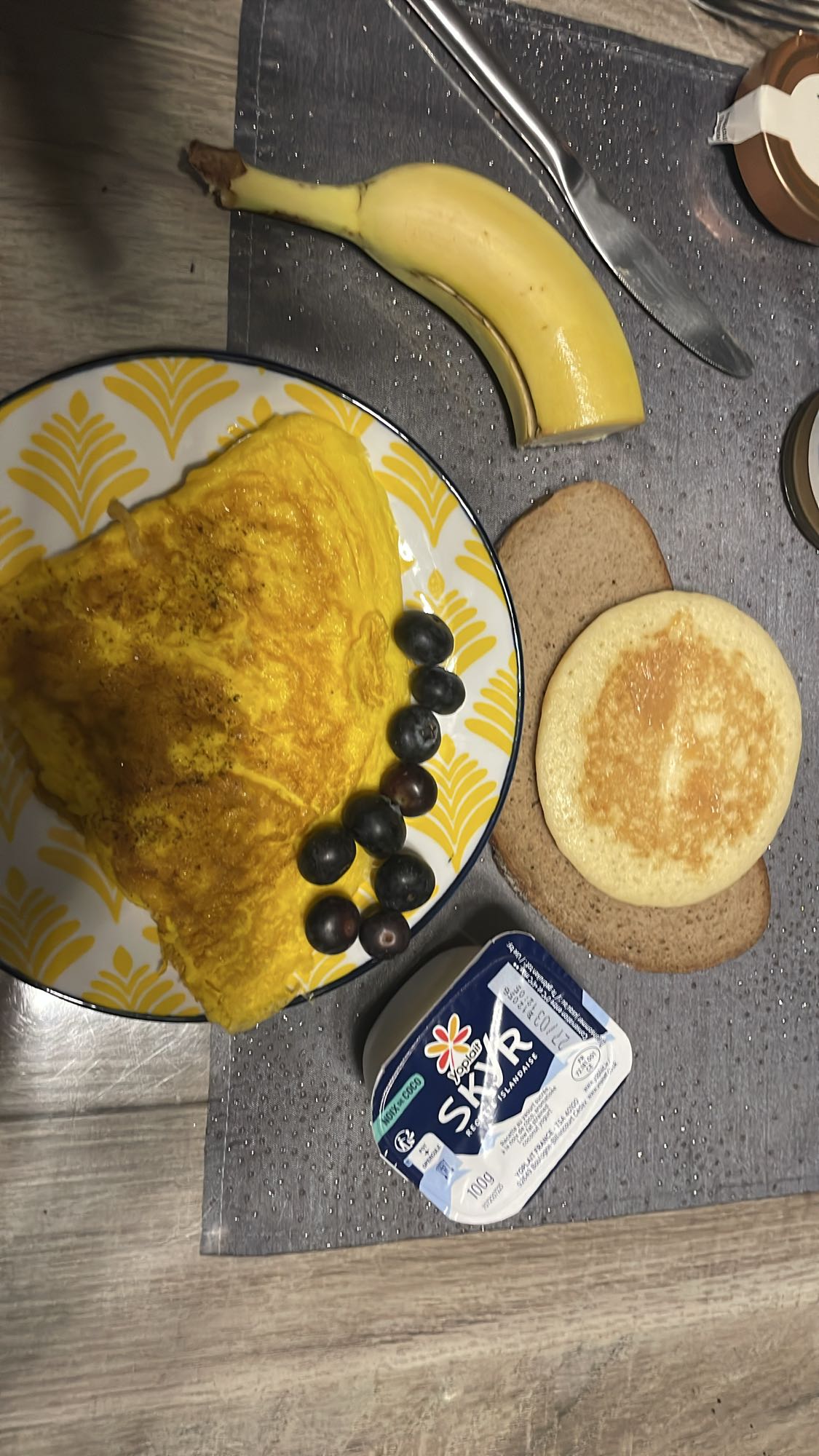 Petit-déjeuner varié