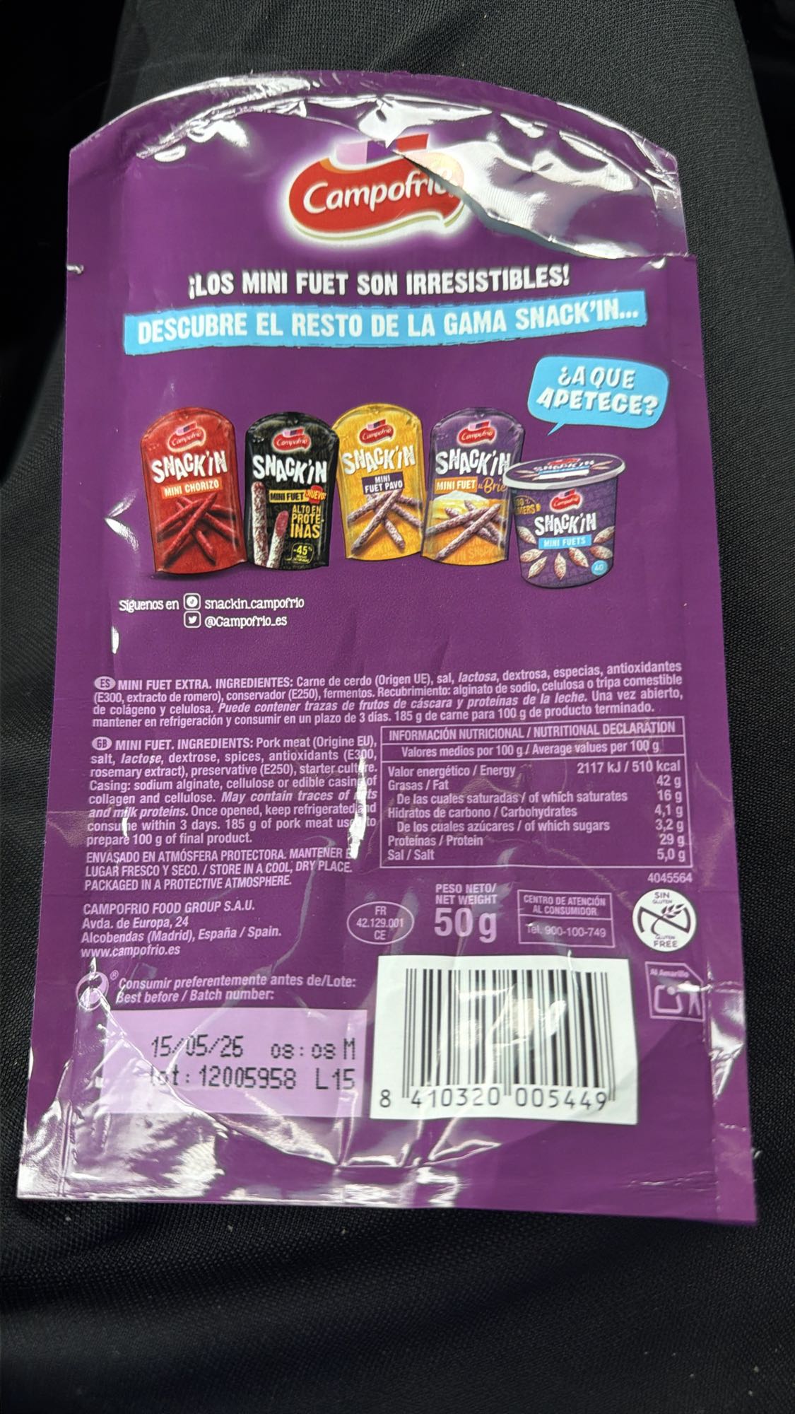 Mini fuet extra