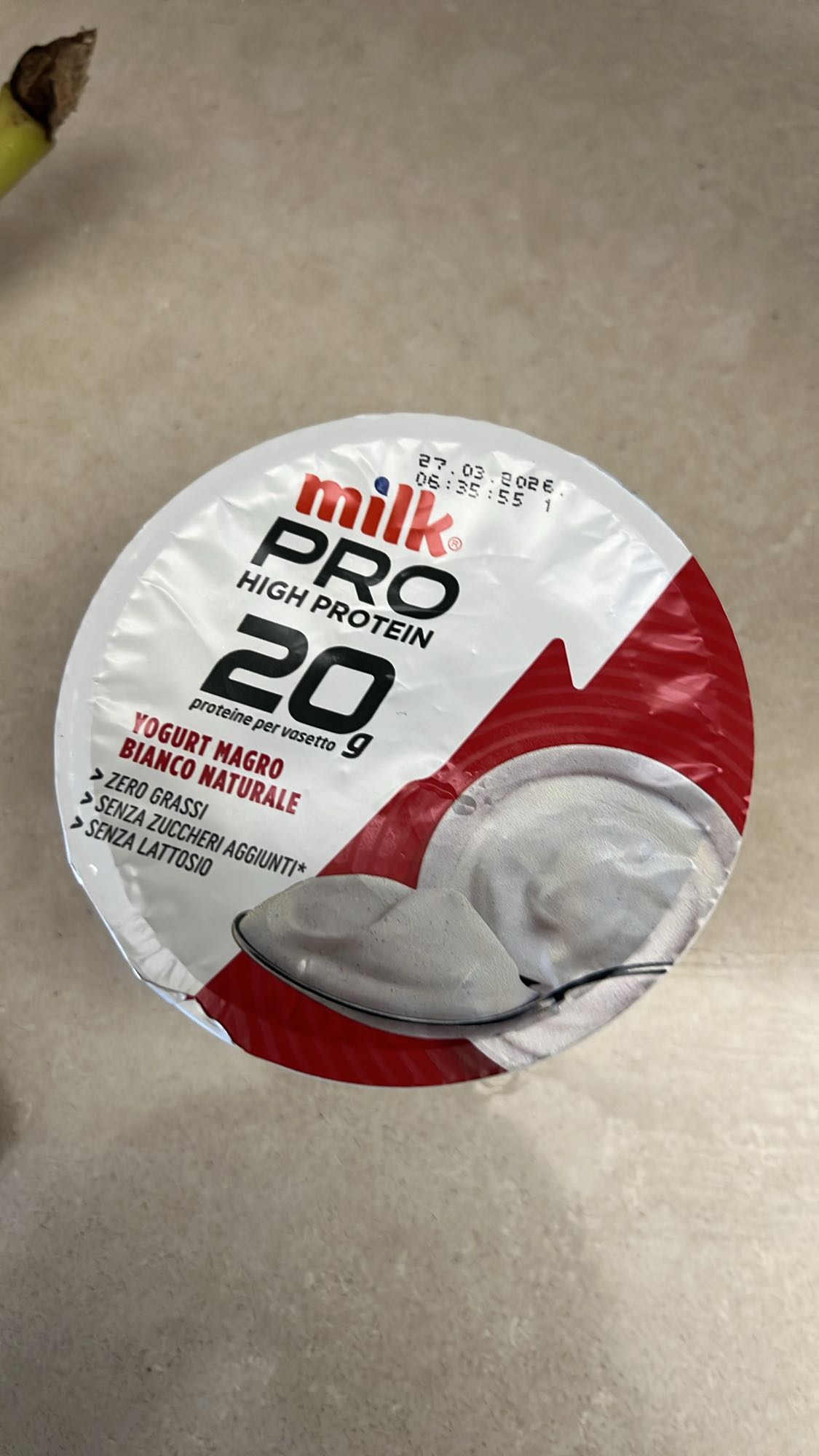Yogurt magro proteico