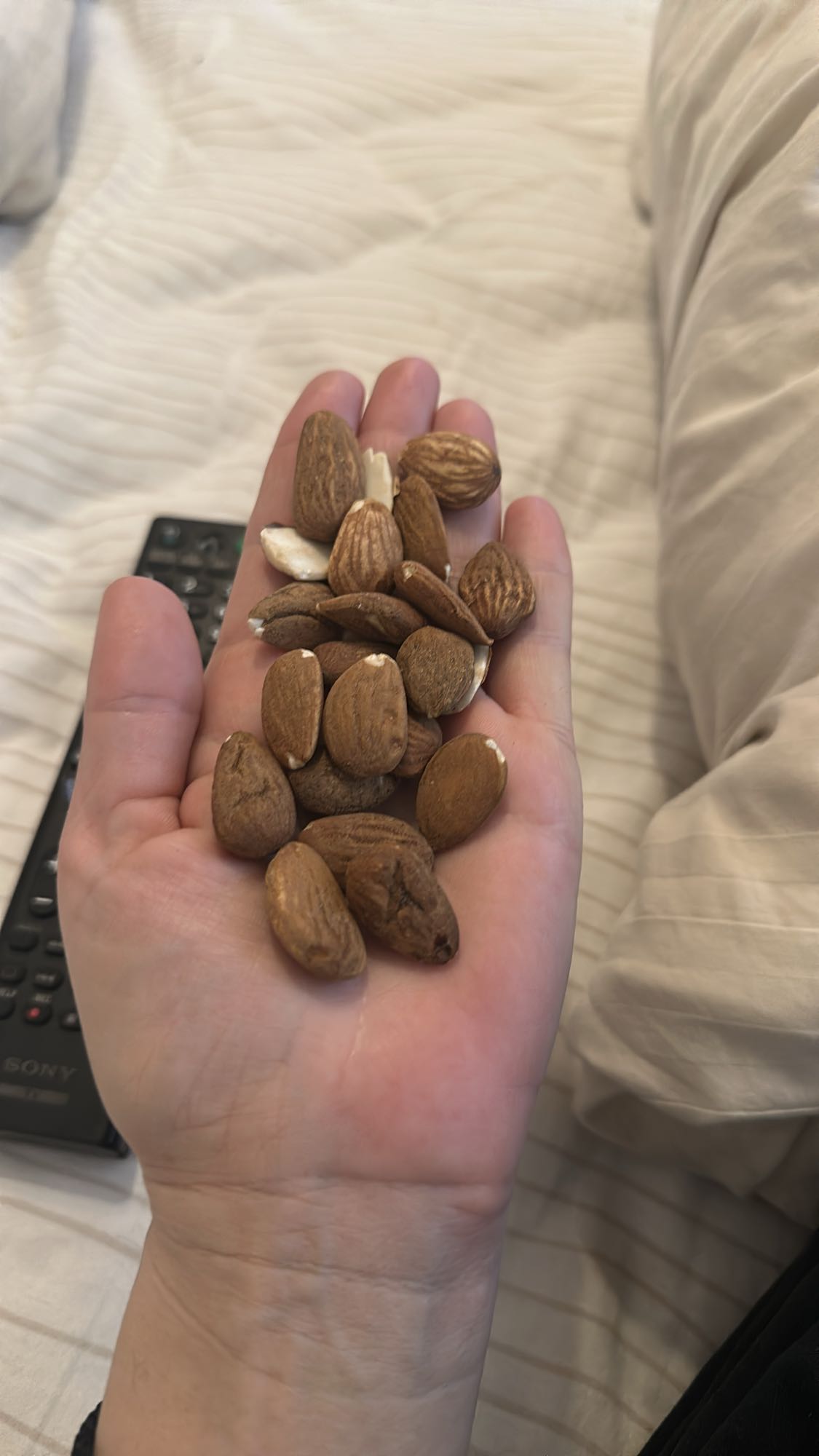 Handful of almonds