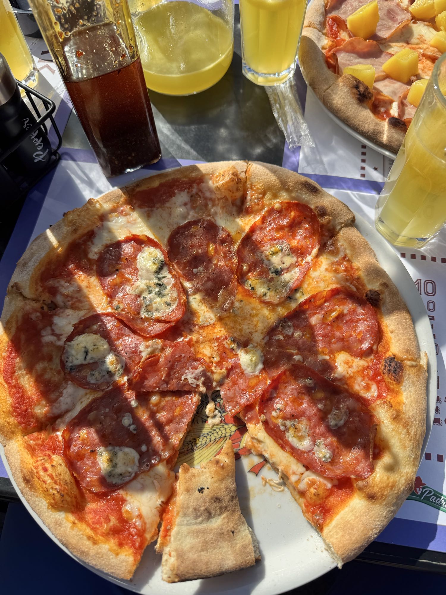 Pepperoni Blue Cheese Pizza