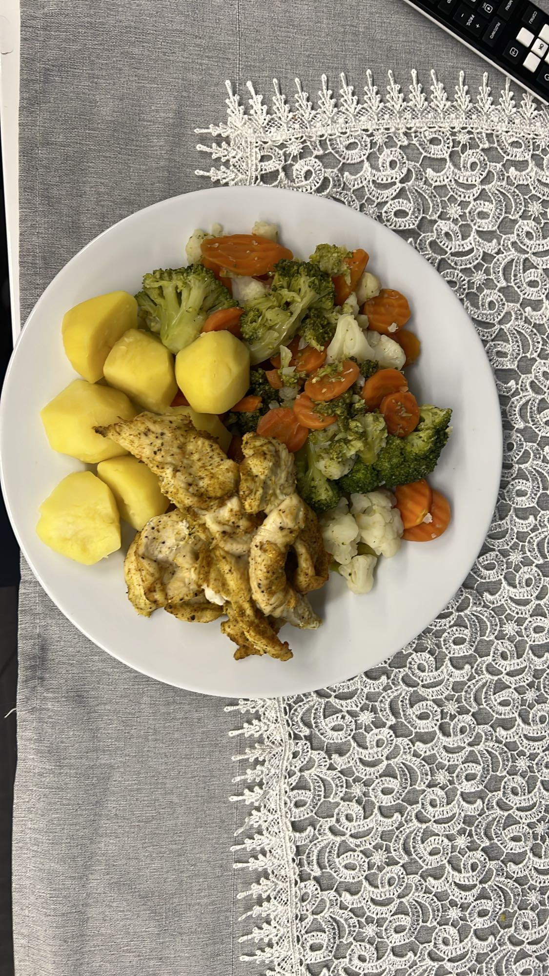 Kurczak z warzywami i ziemniakami