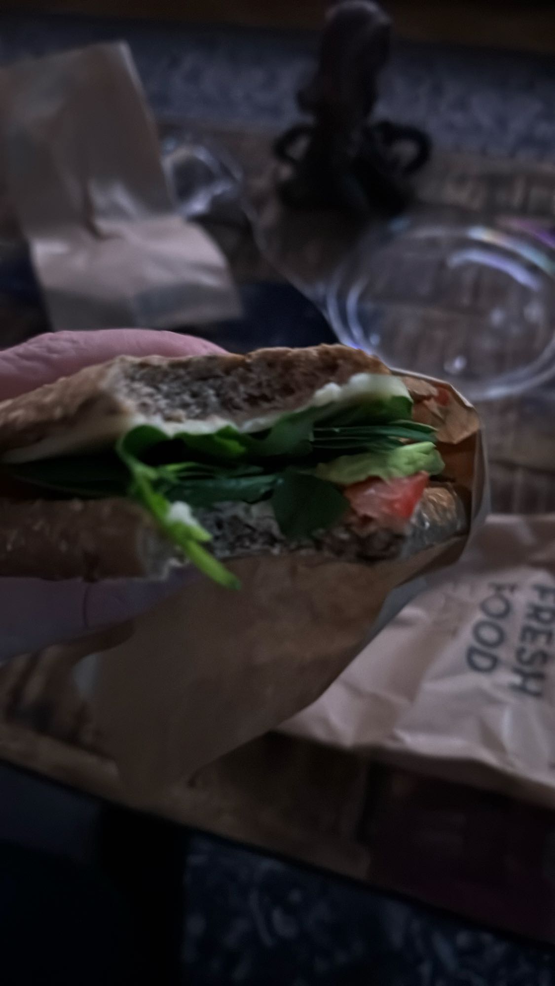 Groene sandwich