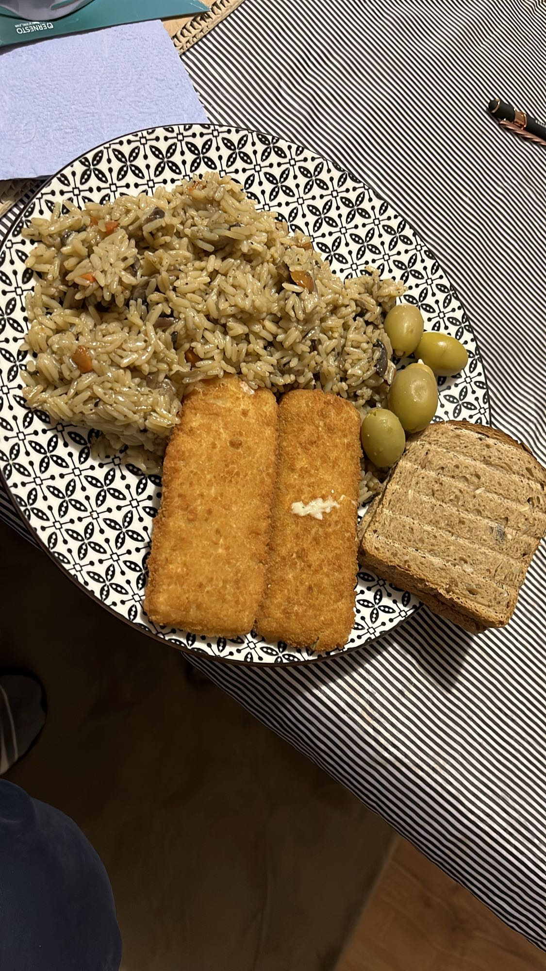 Ориз с риба и маслини