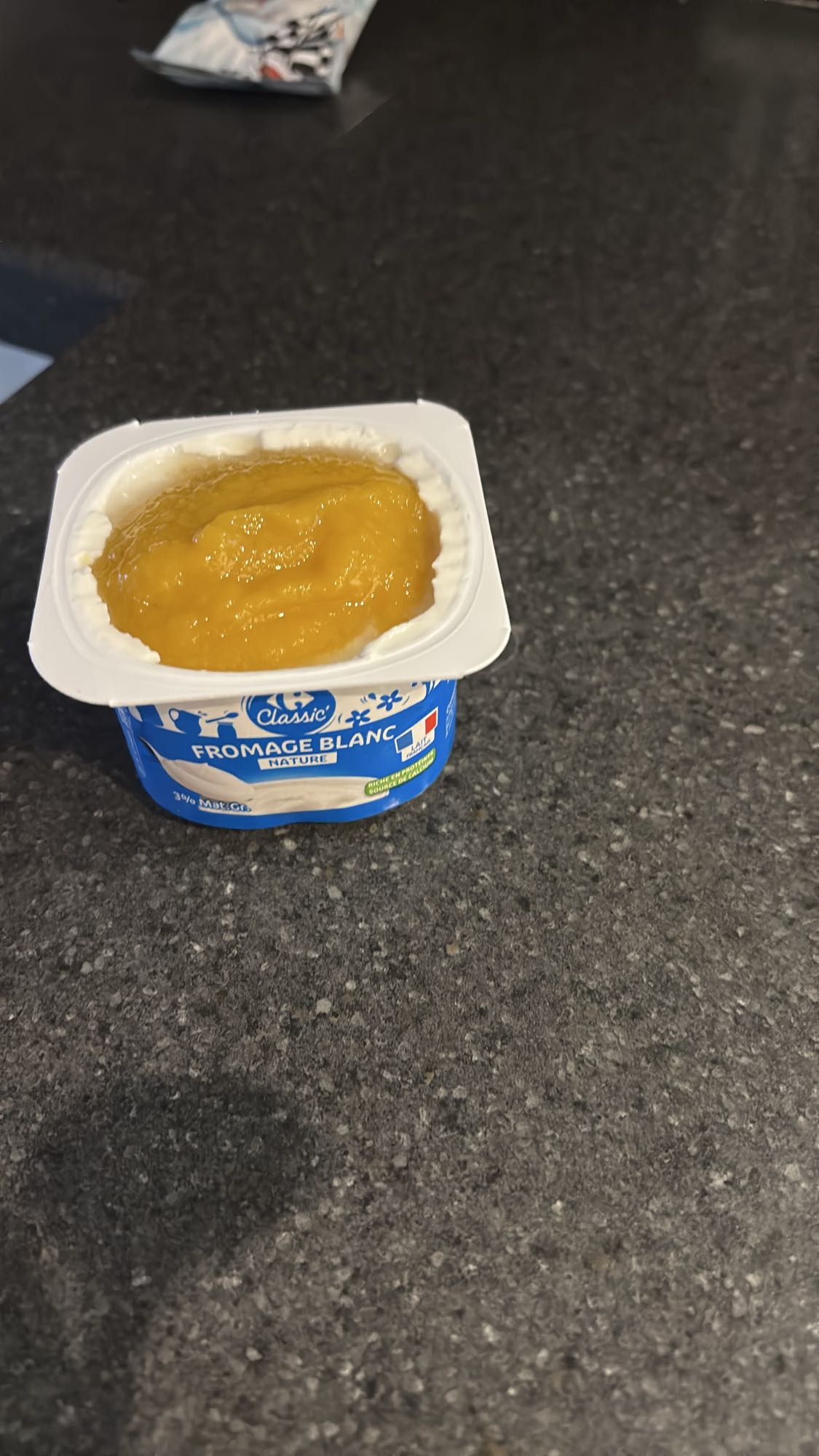 Fromage blanc et compote