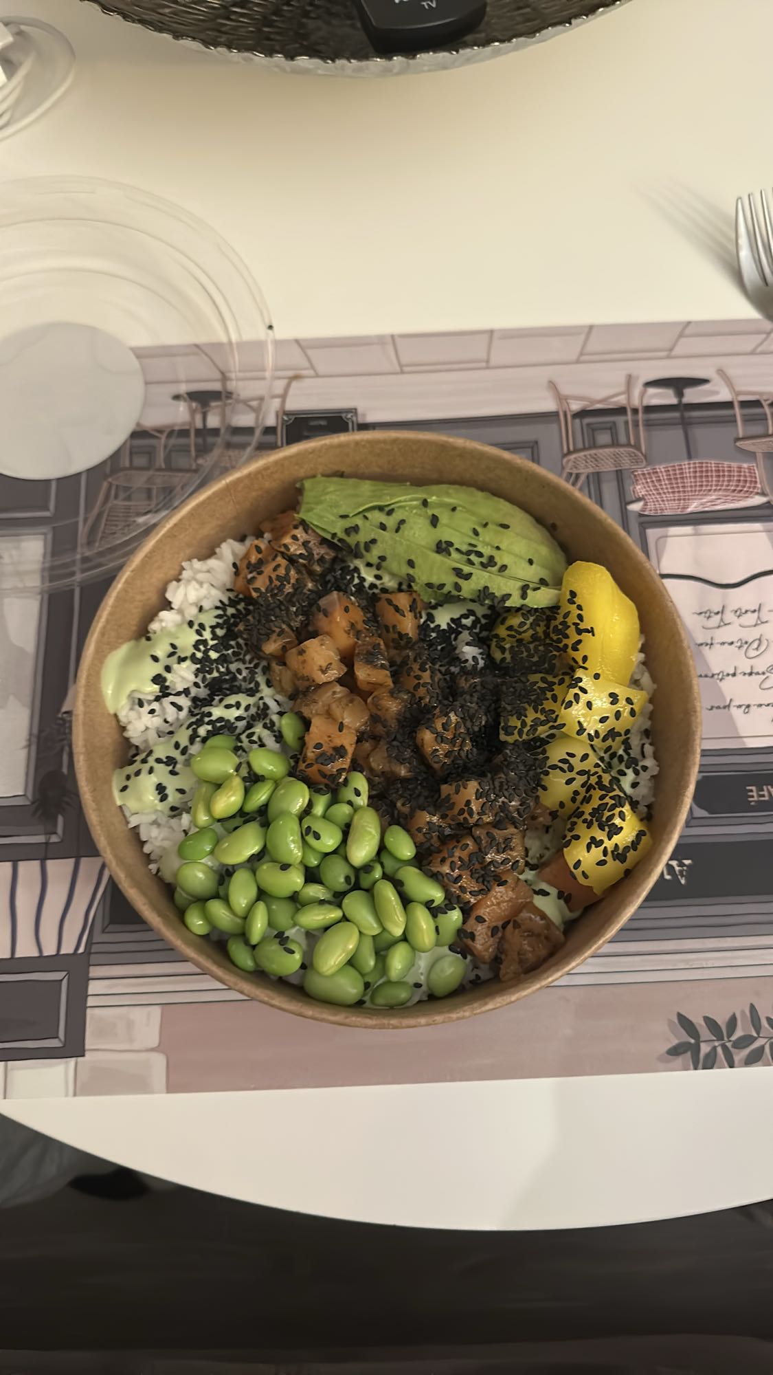 poke bowl de salmón