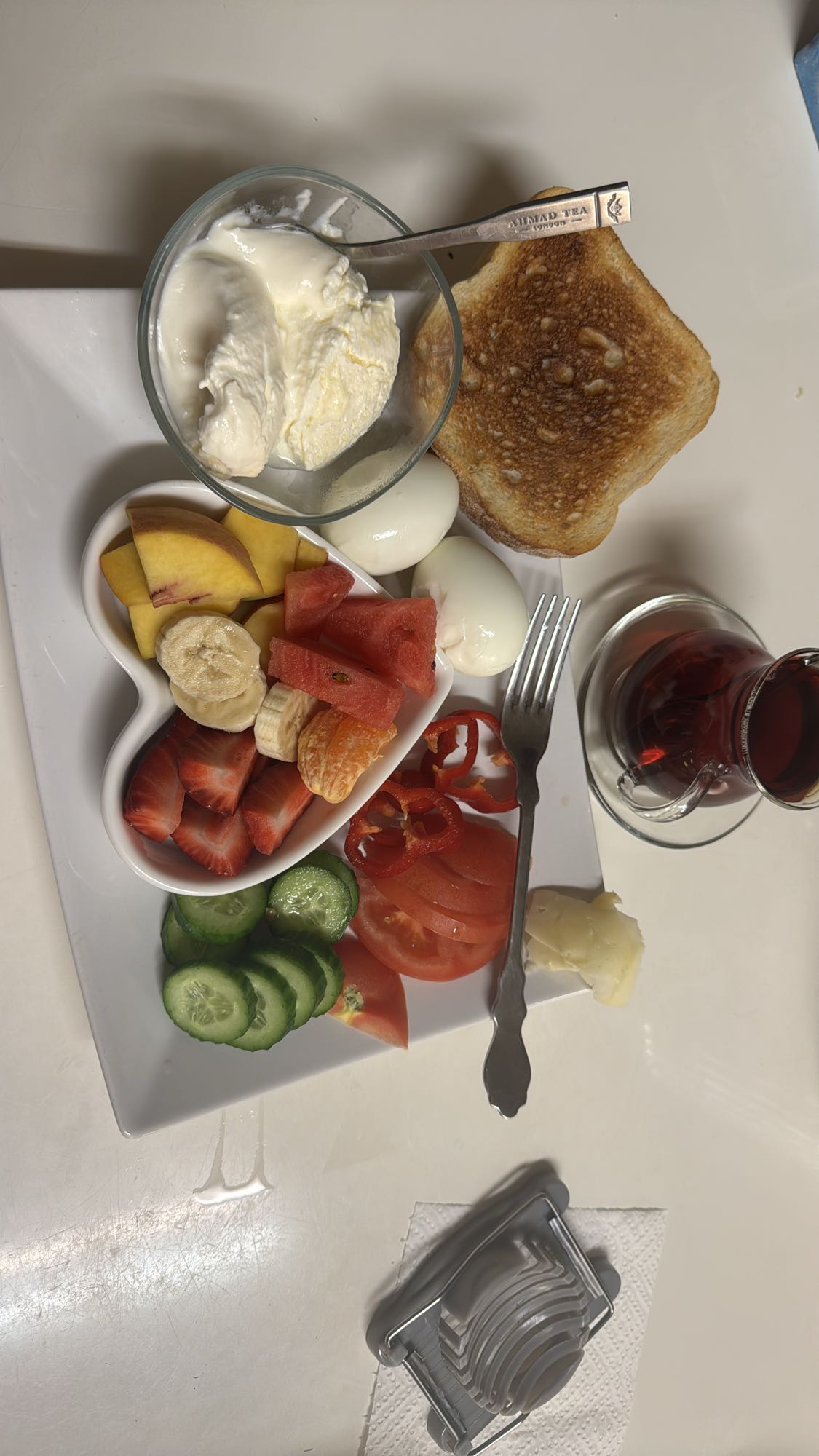 Turkisk frukosttallrik