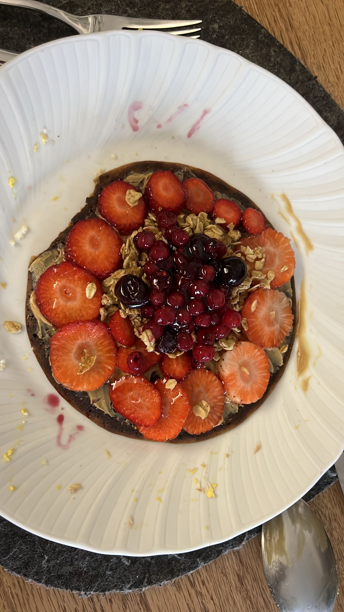 Berry Peanut Butter Pancake