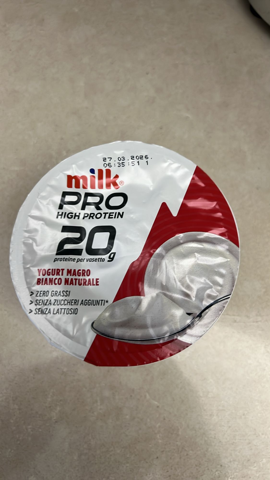 Yogurt magro proteico