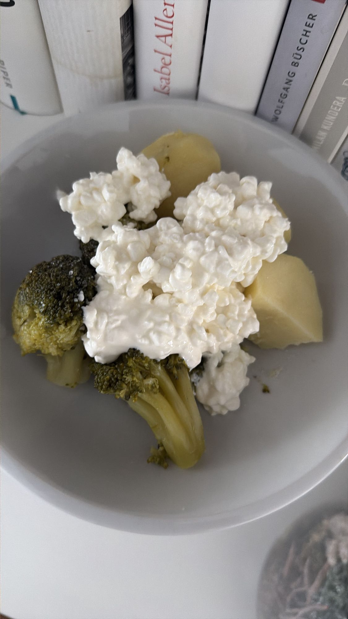 Kartoffeln Brokkoli Hüttenkäse