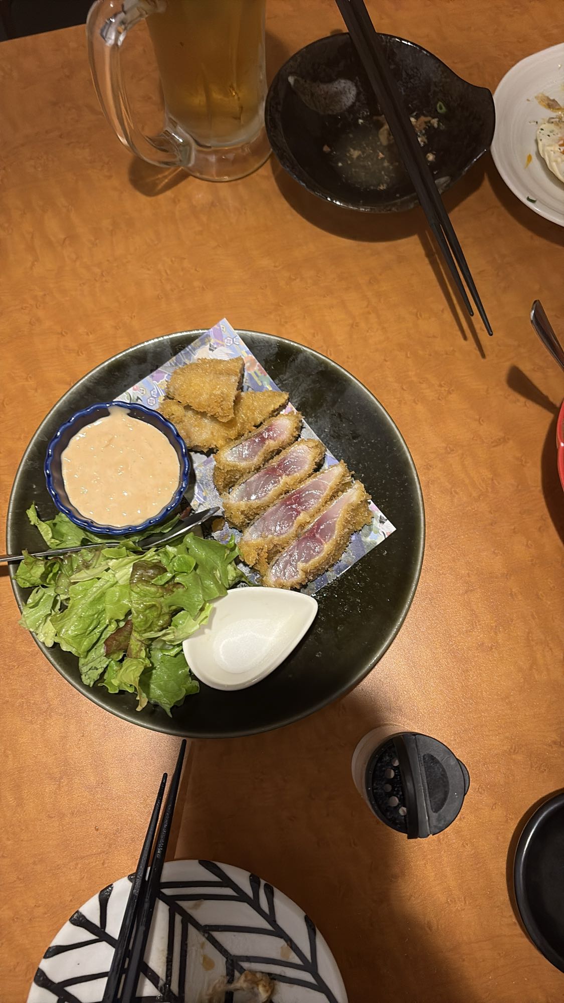 まぐろカツサラダ