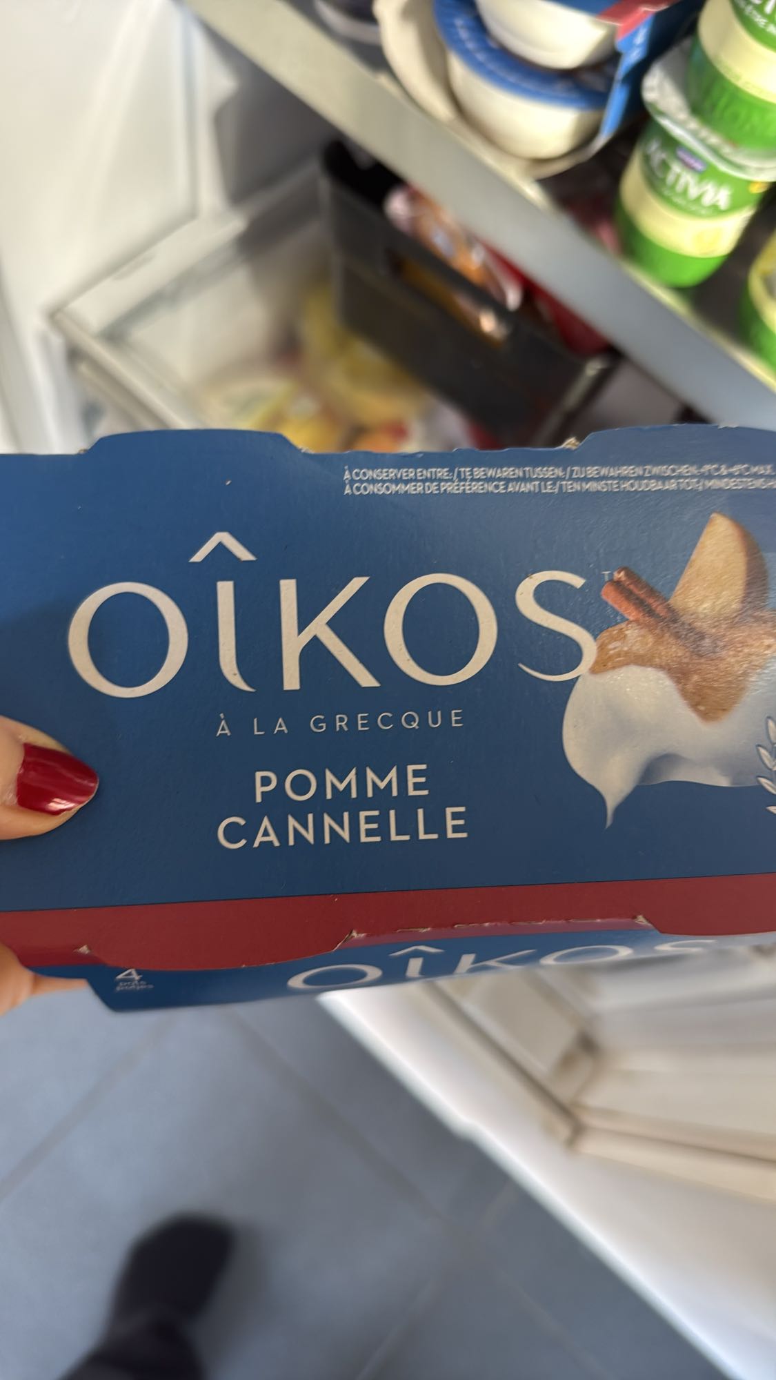 Griekse yoghurt appel kaneel