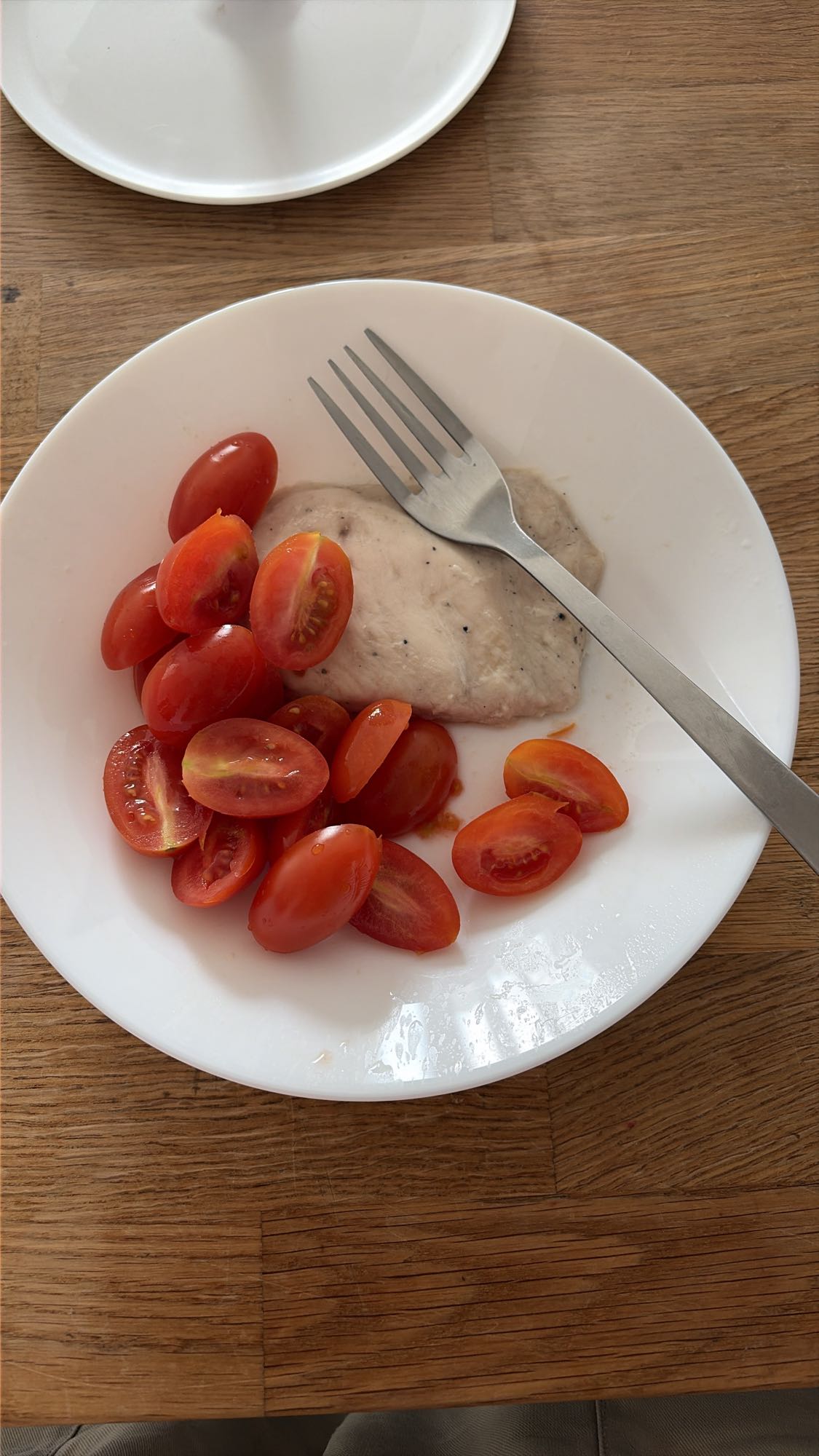 Курица с помидорами